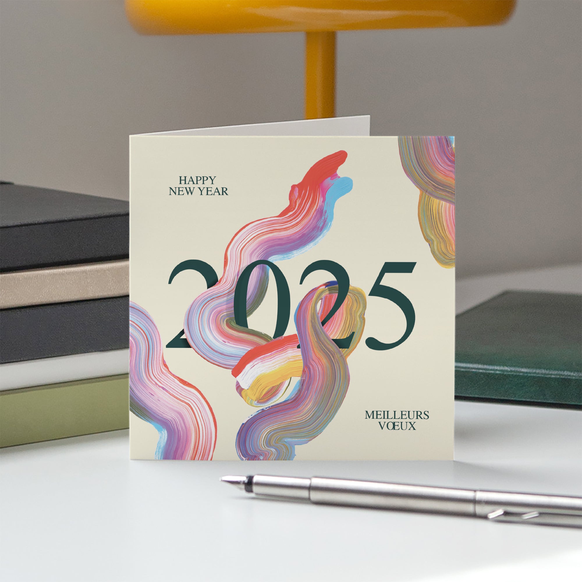 Vœux colorés | Vœux professionnels • Carte de voeux photo N° 5