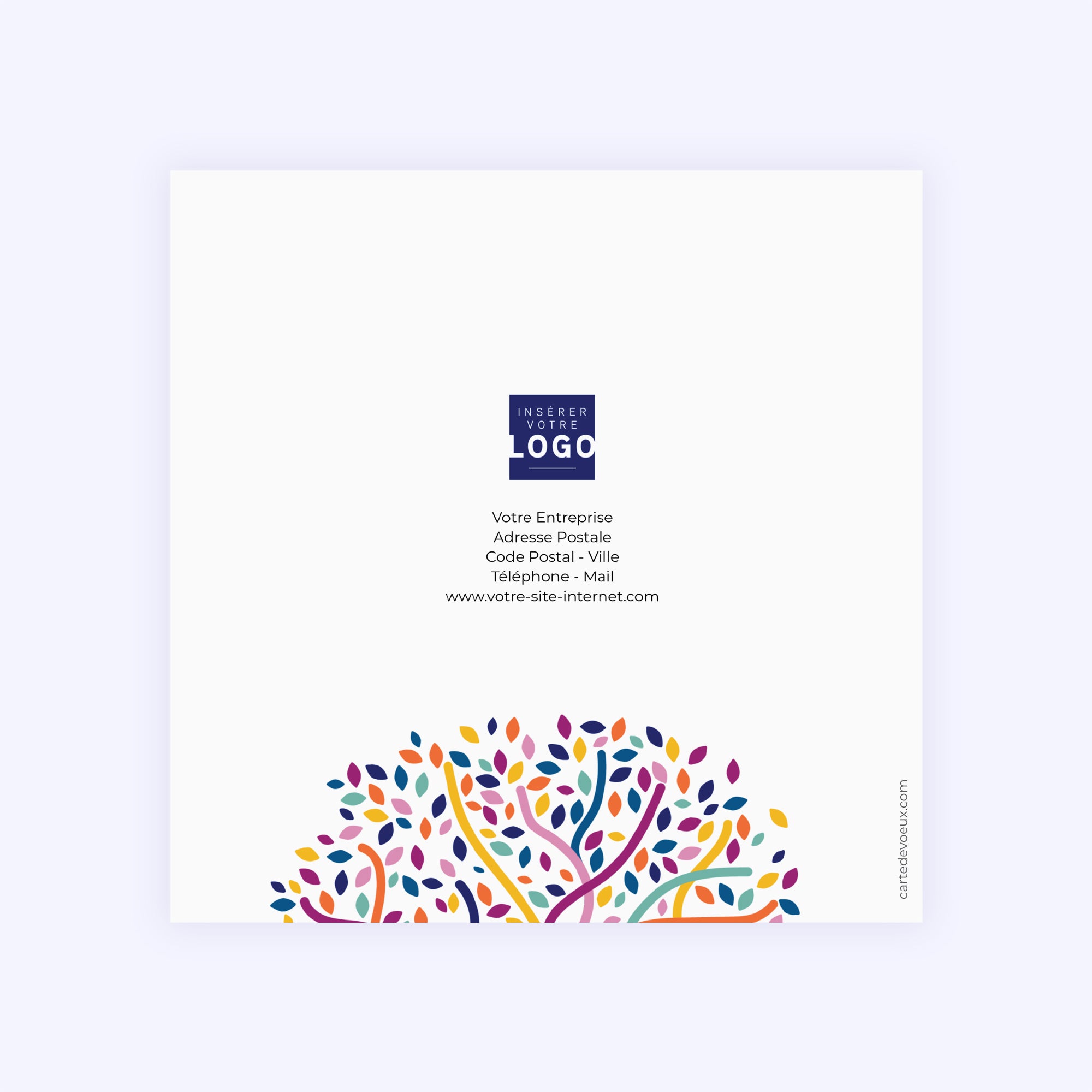 Arbre de partage | Vœux professionnels • Carte de voeux photo N° 3