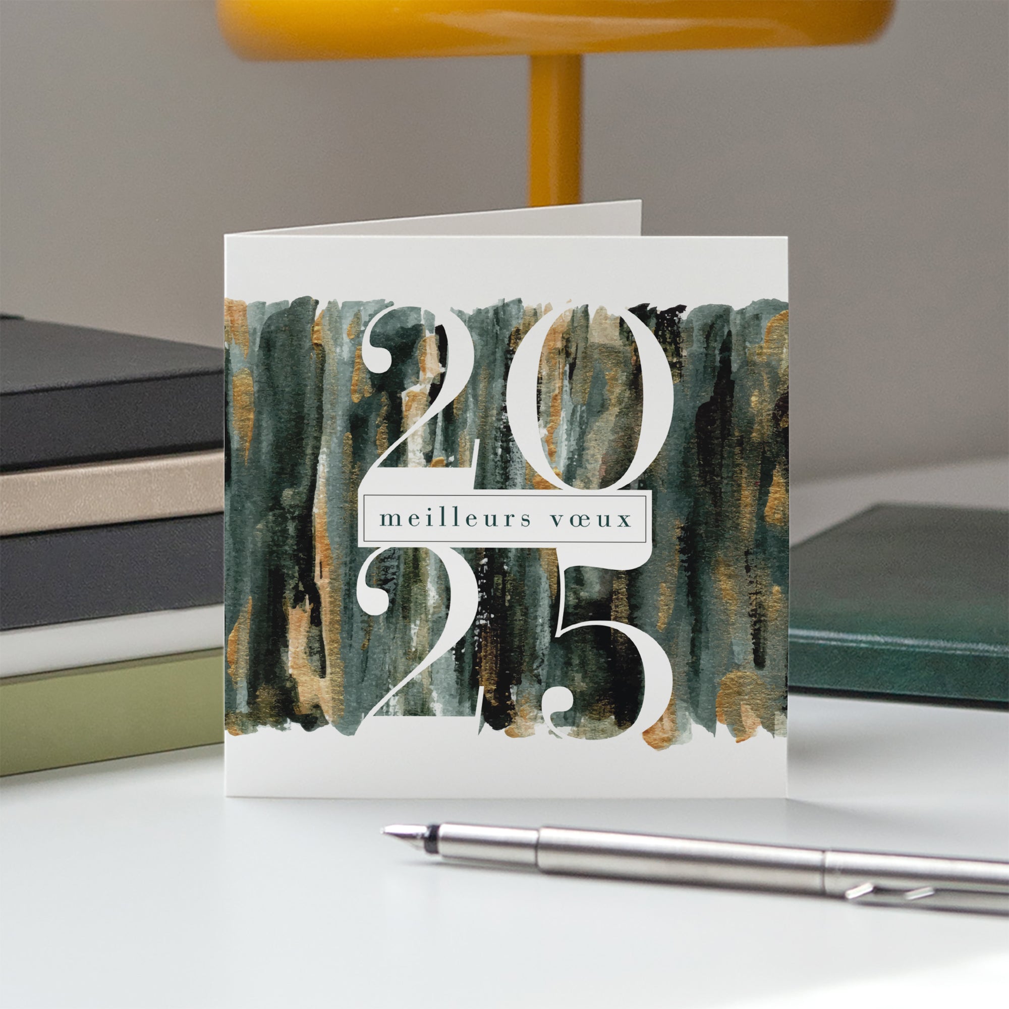Watercolor graphik | Vœux professionnels • Carte de voeux photo N° 5