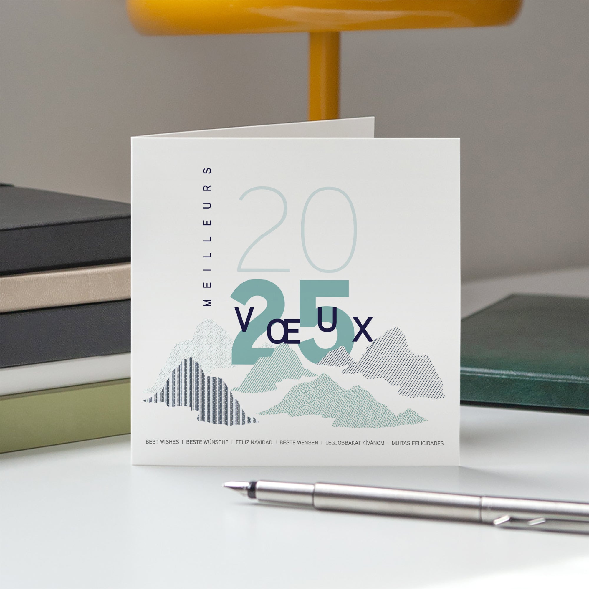 Reliefs graphiques | Vœux professionnels • Carte de voeux photo N° 5