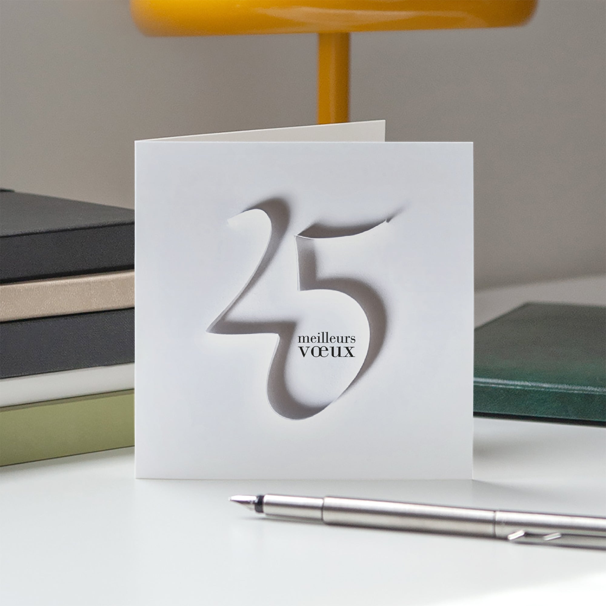 Petits papiers | Vœux professionnels • Carte de voeux photo N° 5