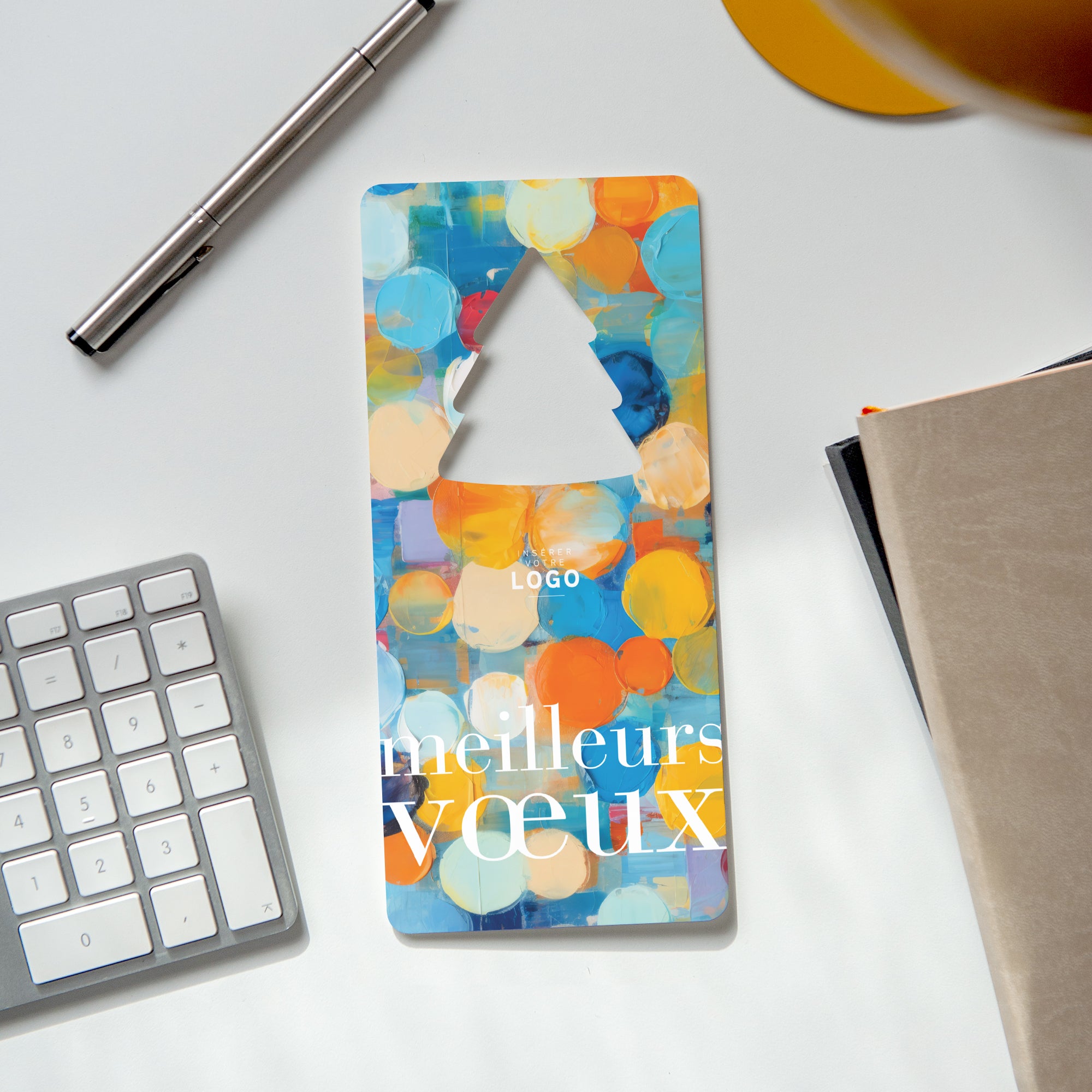 Peinture artistique | Vœux professionnels • Carte de voeux photo N° 4