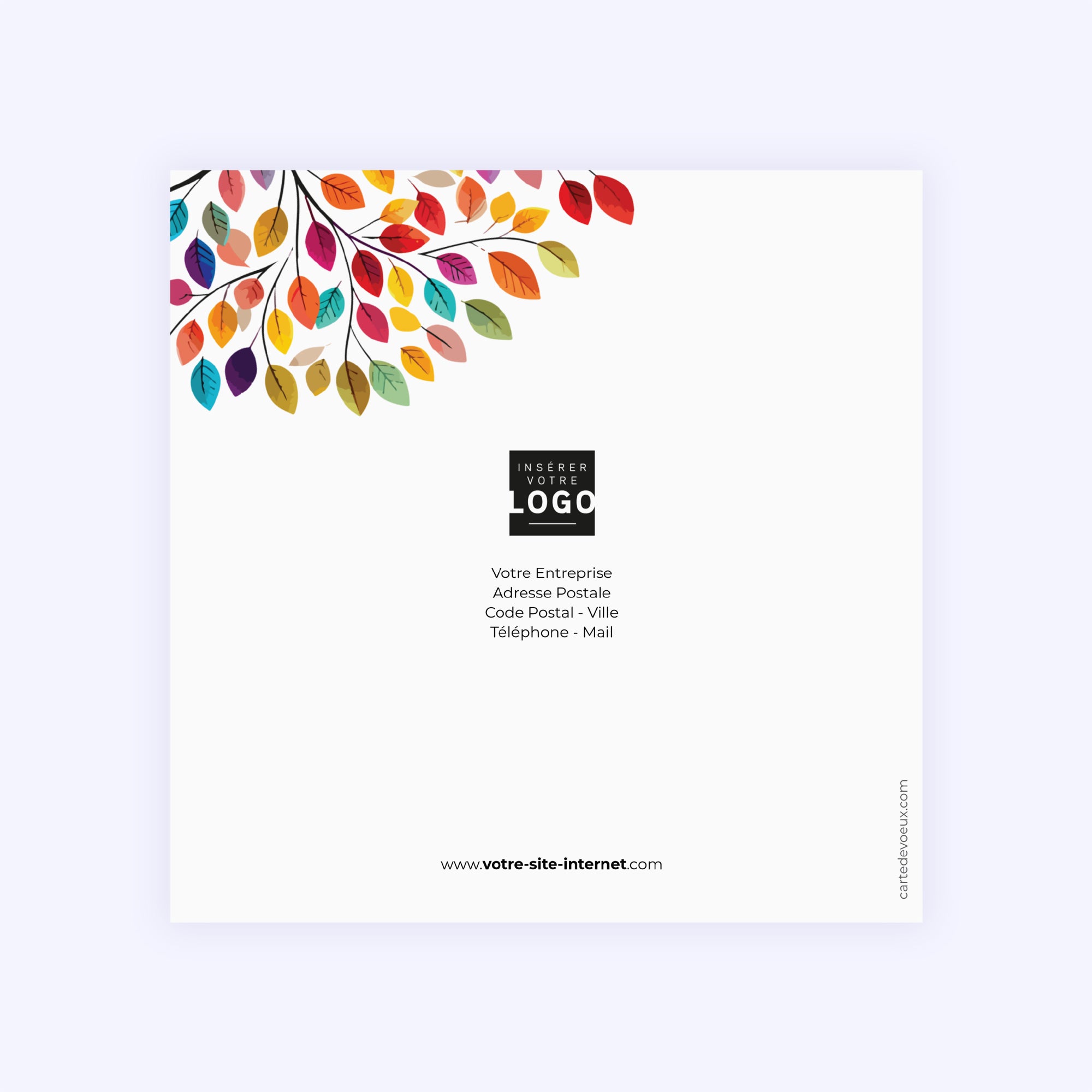 Arbre de croissance | Vœux professionnels • Carte de voeux photo N° 3