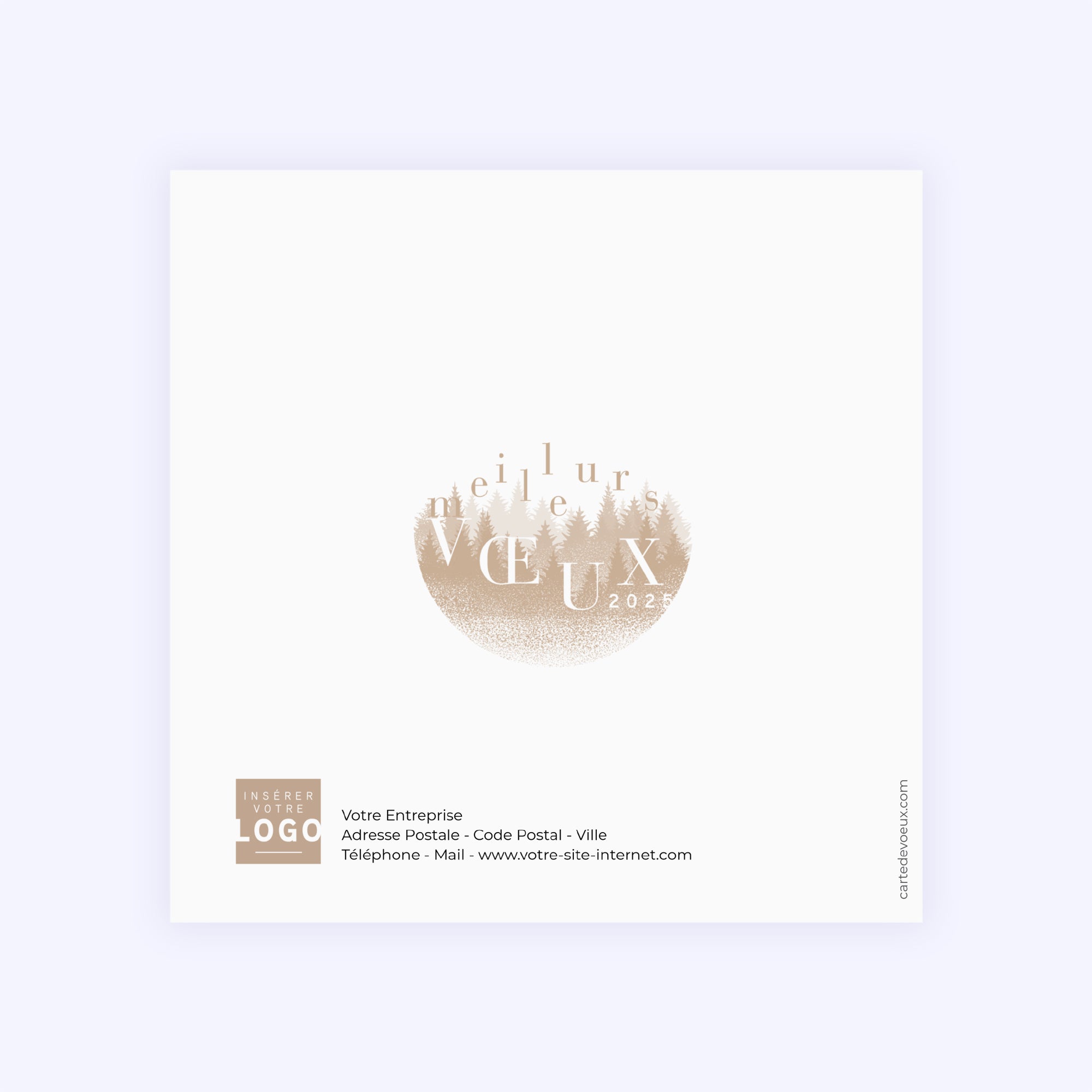 Boule Noël Kraft | Vœux professionnels • Carte de voeux photo N° 3