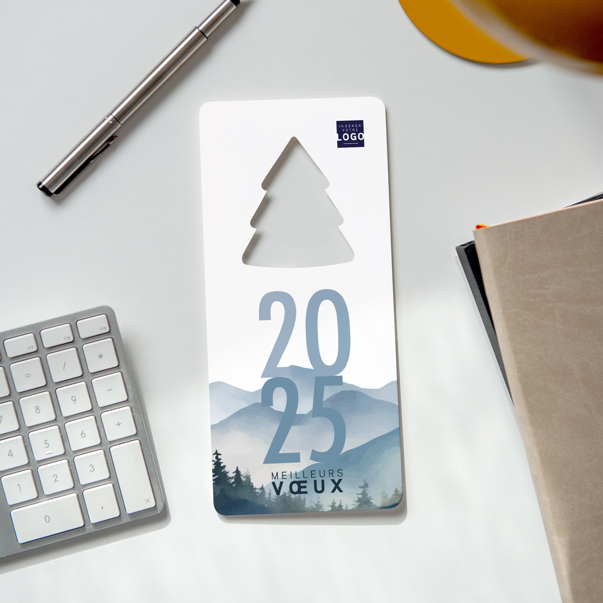 Paysage montagnard | Vœux professionnels • Carte de voeux photo N° 4