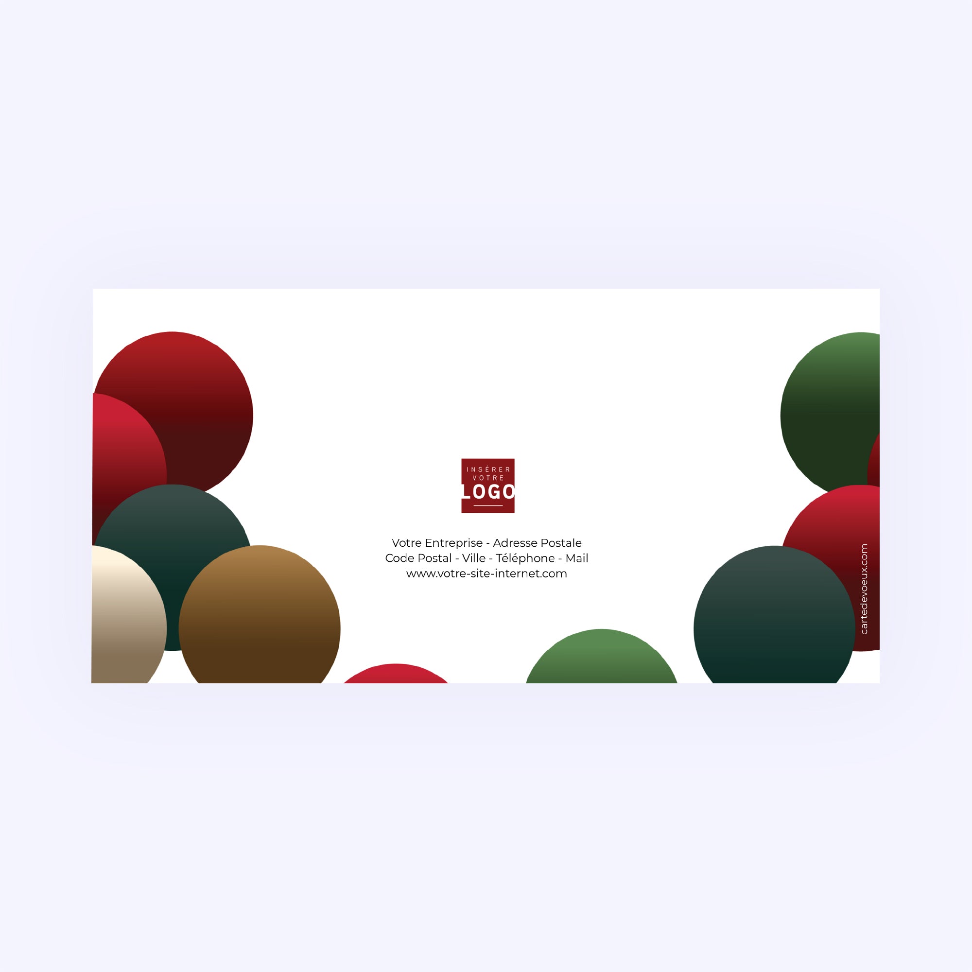 Multi boules | Vœux professionnels • Carte de voeux photo N° 3