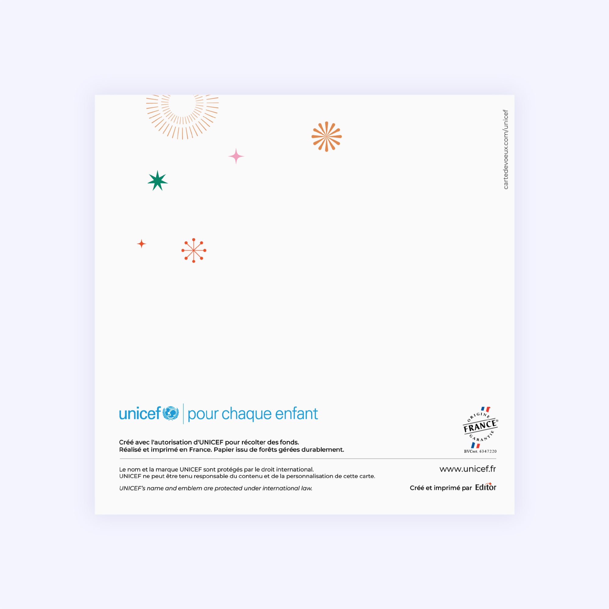 Sapin graphique | Vœux professionnels • Carte de voeux photo N° 3