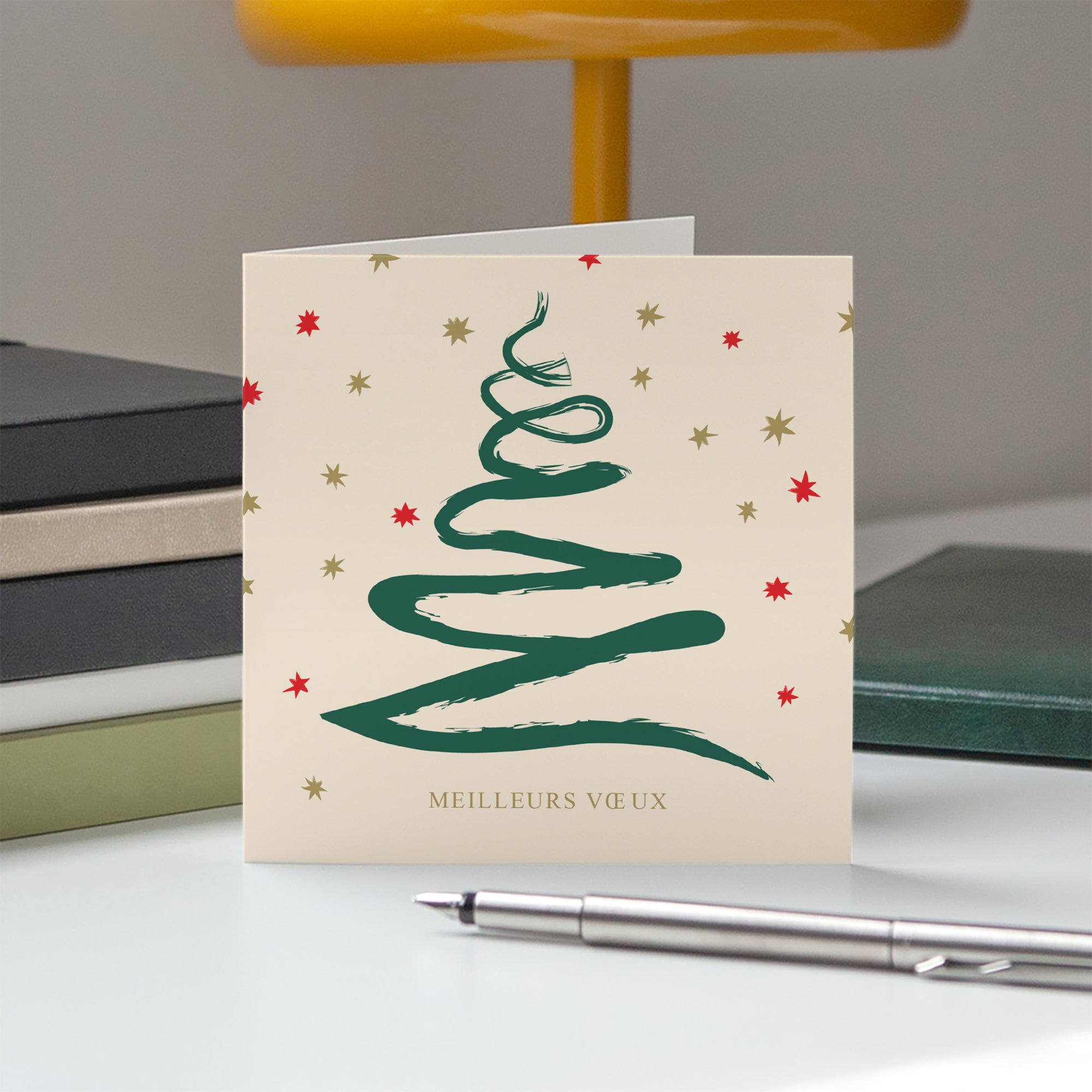 Sapin à la main | Vœux professionnels • Carte de voeux photo N° 5