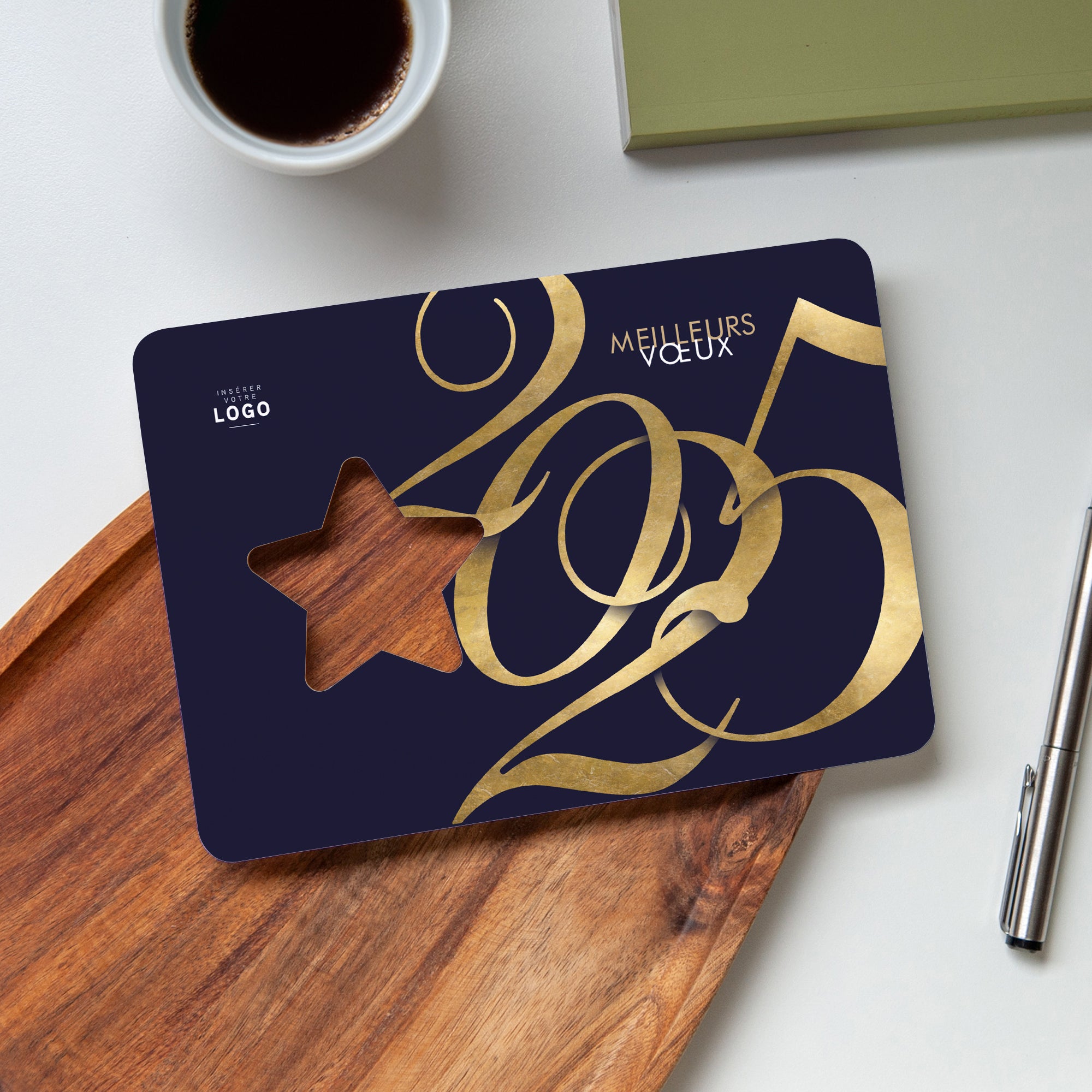 Entremêler | Vœux professionnels • Carte de voeux photo N° 4