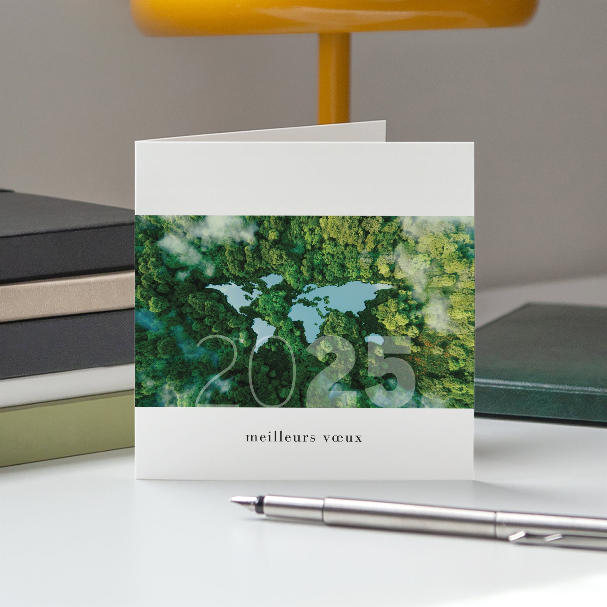 Planète verte | Vœux professionnels • Carte de voeux photo N° 5