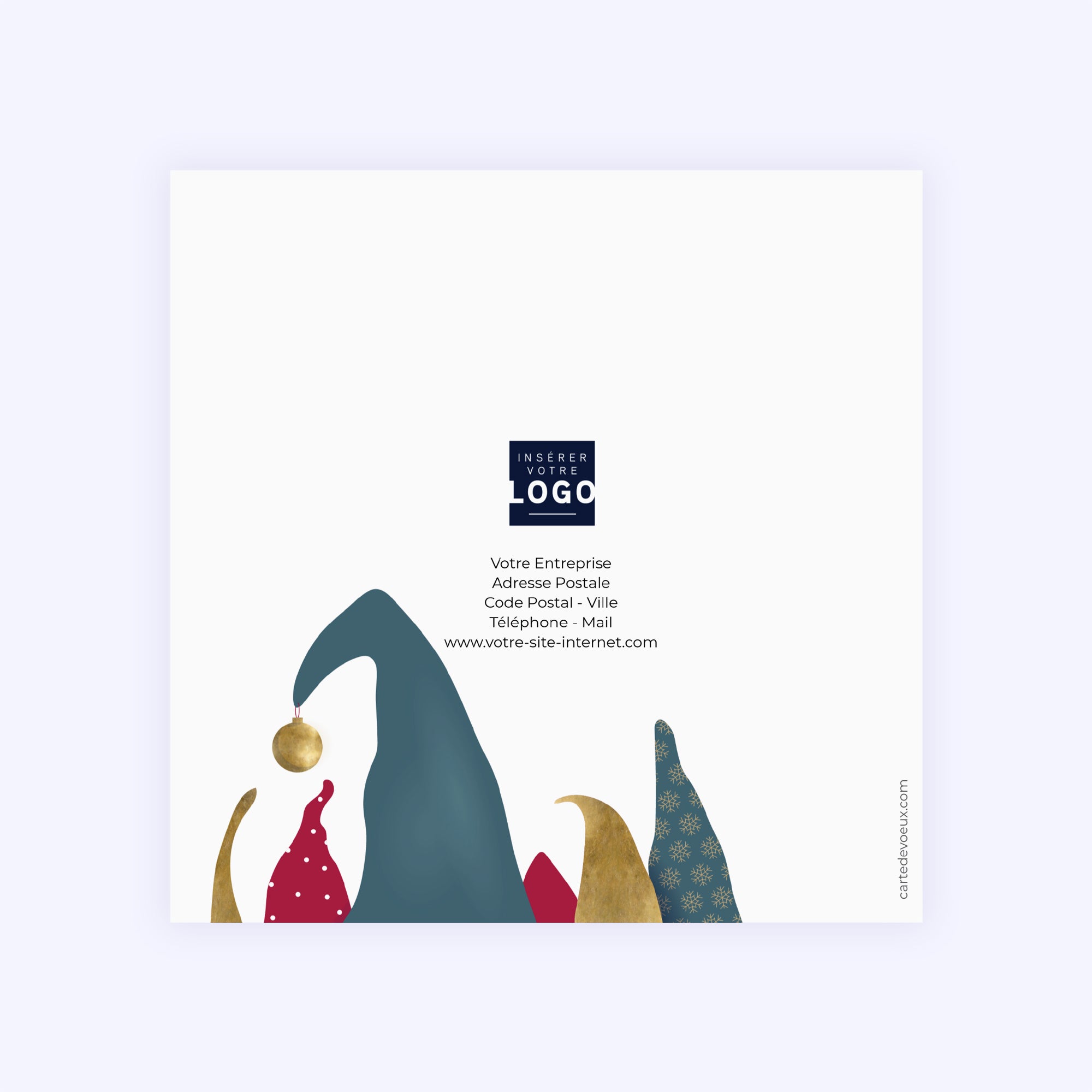 Gnomes de Noël | Vœux professionnels • Carte de voeux photo N° 3