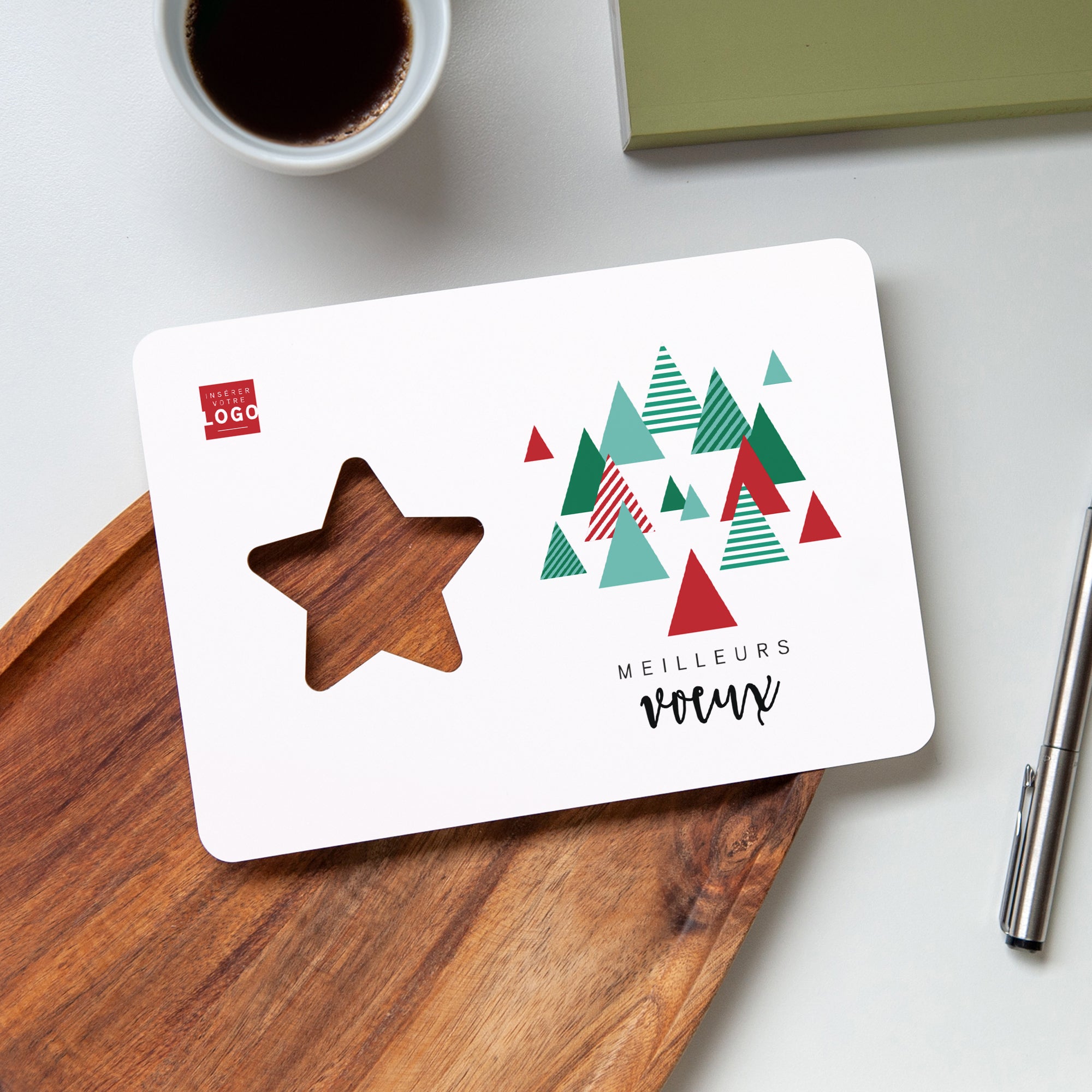 Graphik Christmas | Vœux professionnels • Carte de voeux photo N° 4
