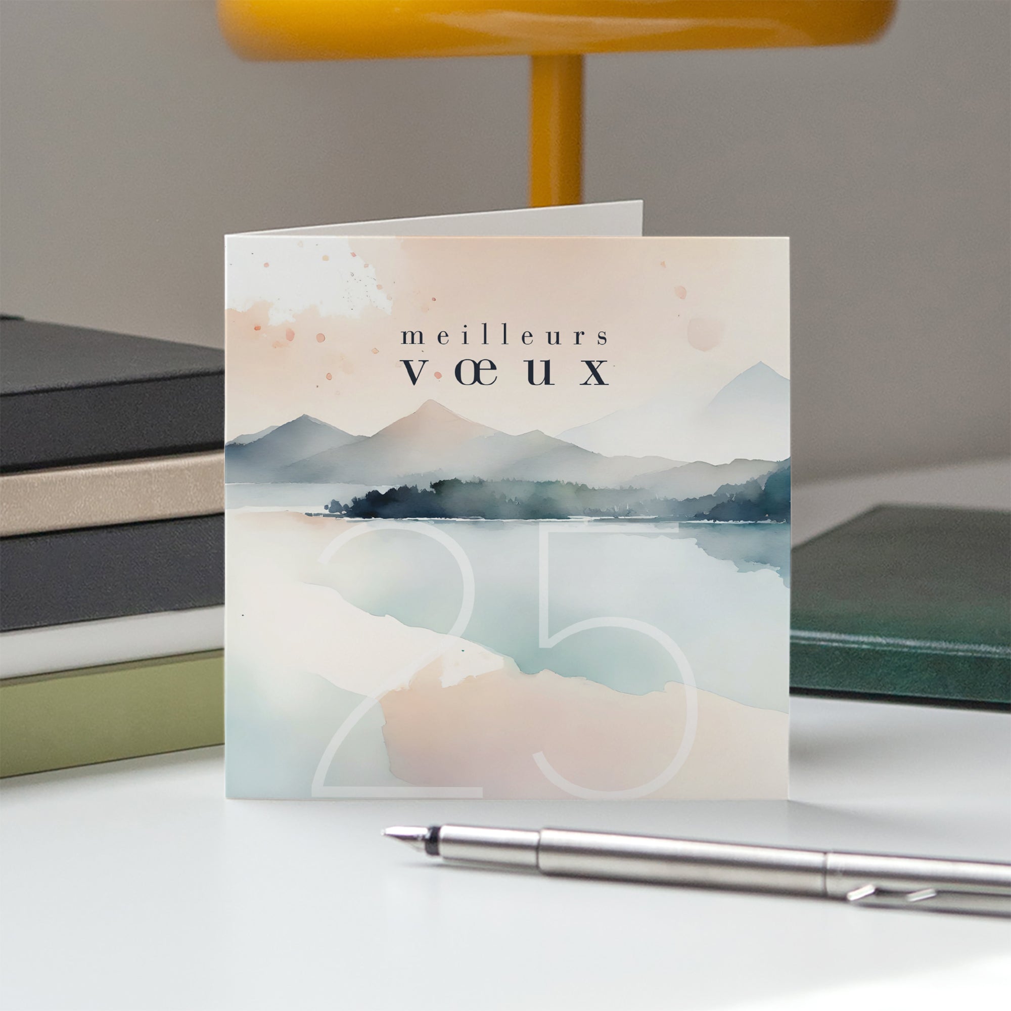 Rosée du lac | Vœux professionnels • Carte de voeux photo N° 5