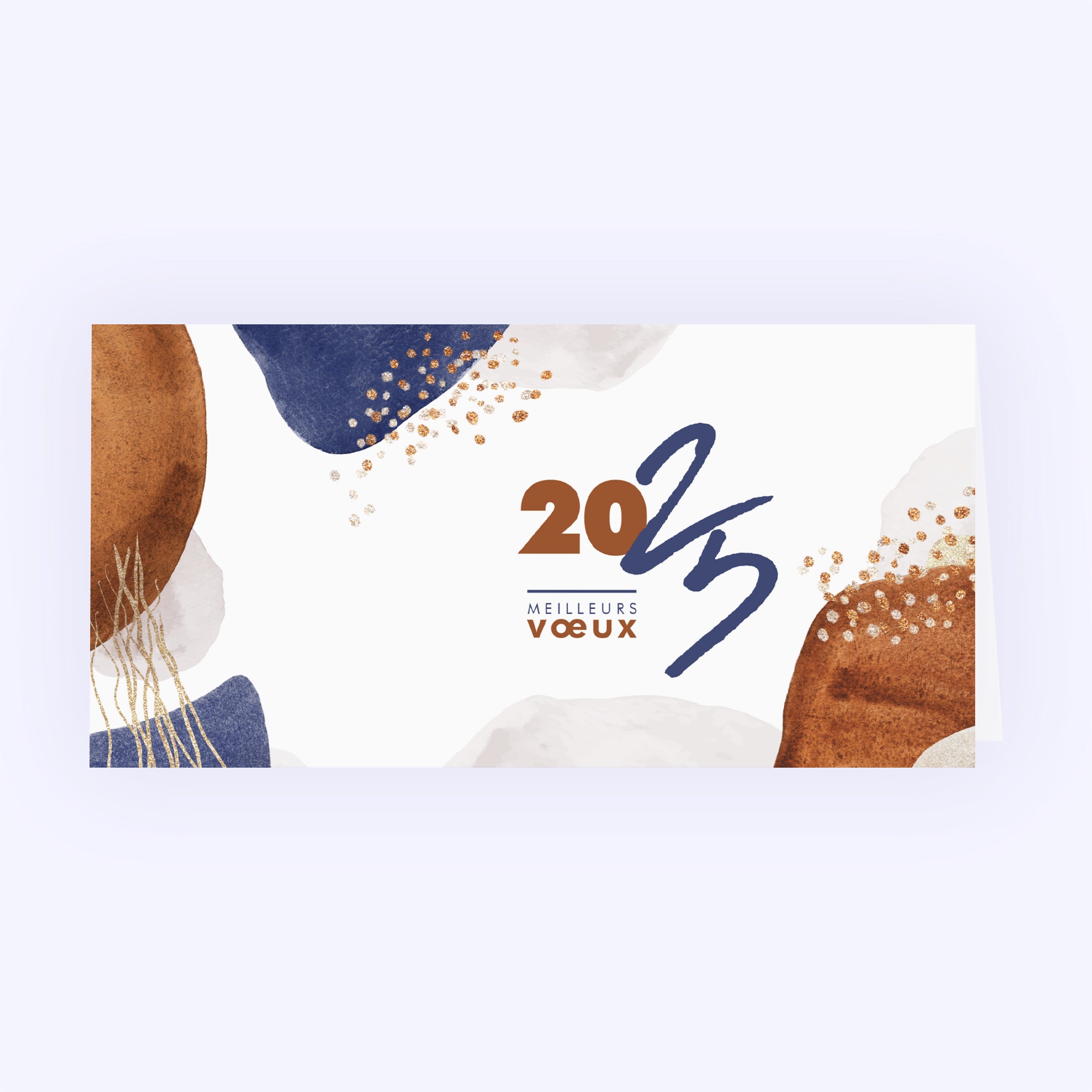 Abstraction marine | Vœux professionnels • Carte de voeux photo N° 1