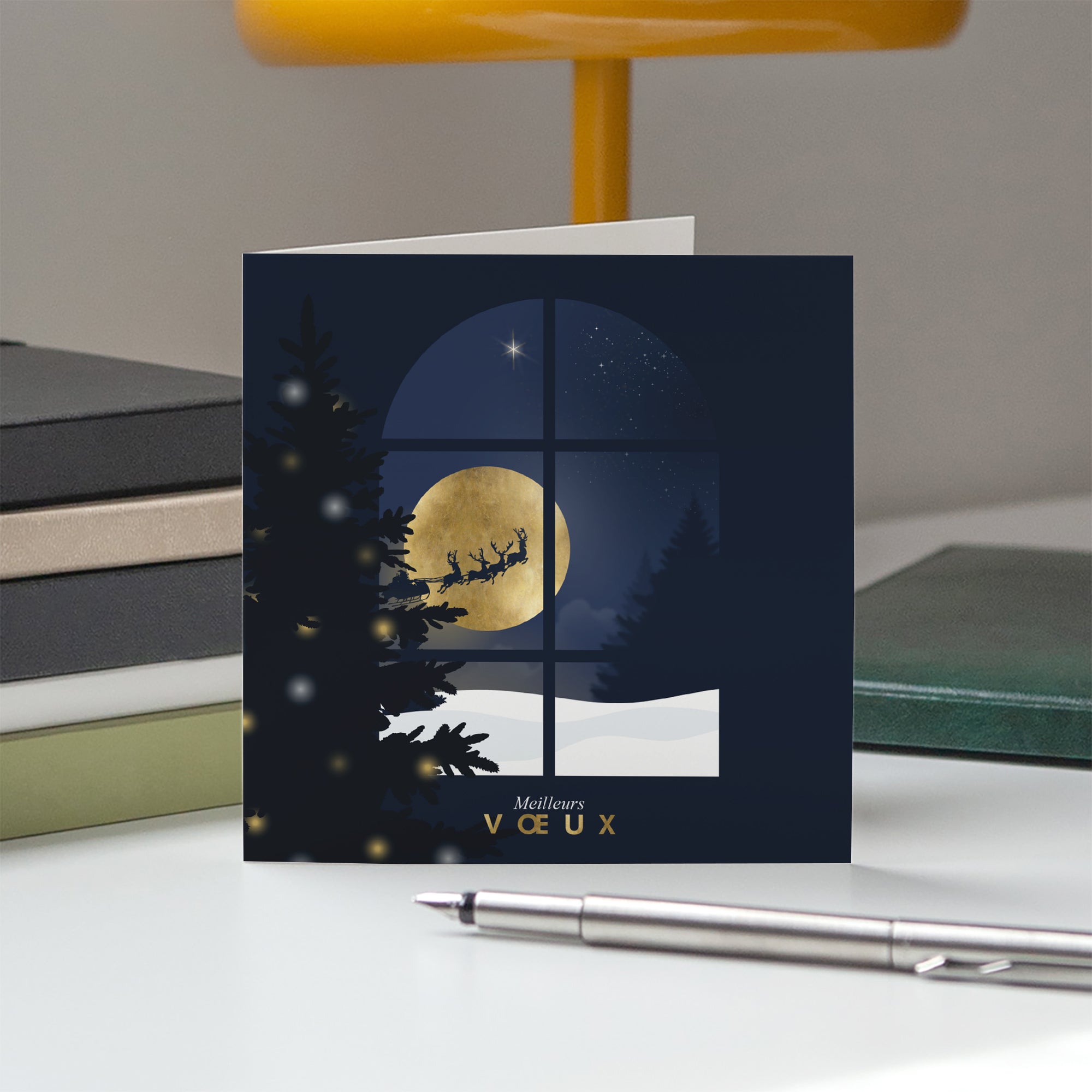 Passage nocturne | Vœux professionnels • Carte de voeux photo N° 5