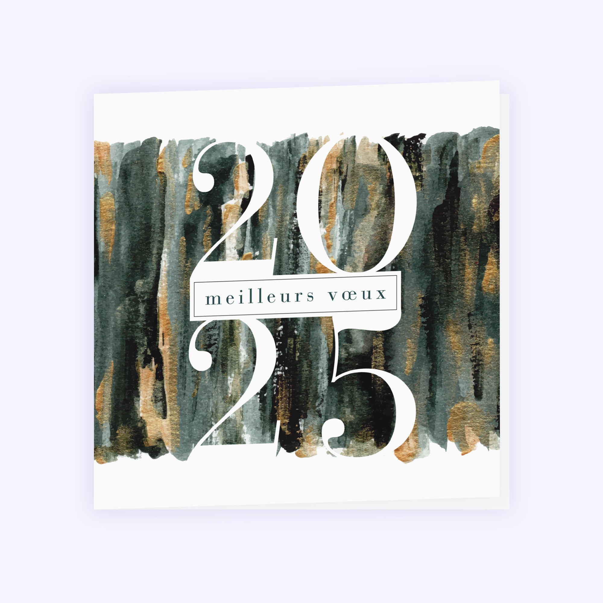 Watercolor graphik | Vœux professionnels • Carte de voeux photo N° 1