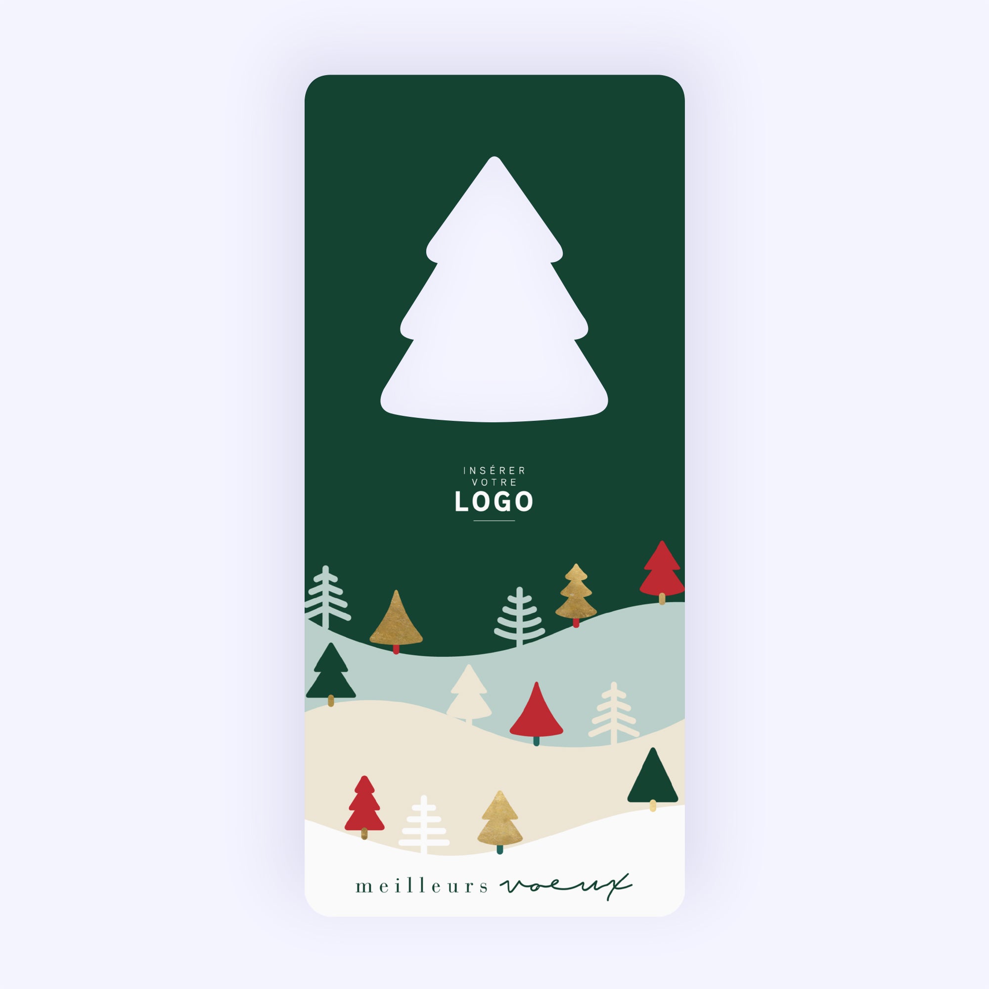 Forêt magique | Vœux professionnels • Carte de voeux photo N° 1
