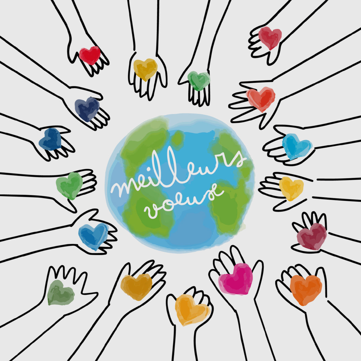 Solidarité | Vœux professionnels • Carte virtuelle • eCard Vidéo photo N° 1