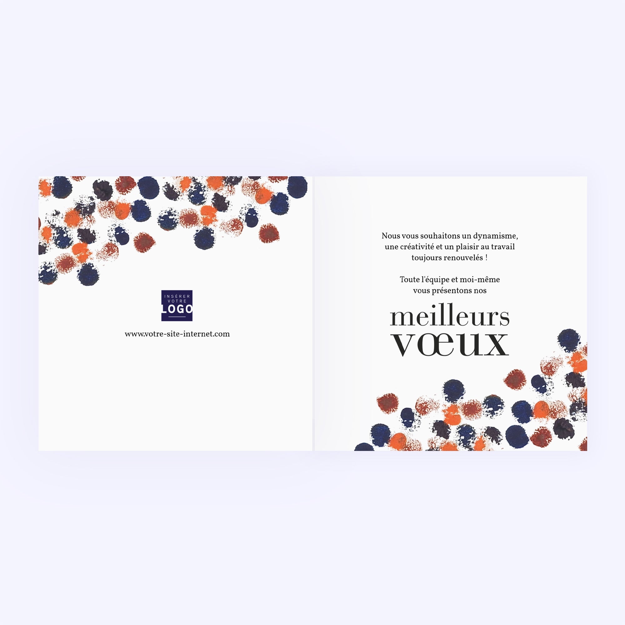Sapin Art | Vœux professionnels • Carte de voeux photo N° 2