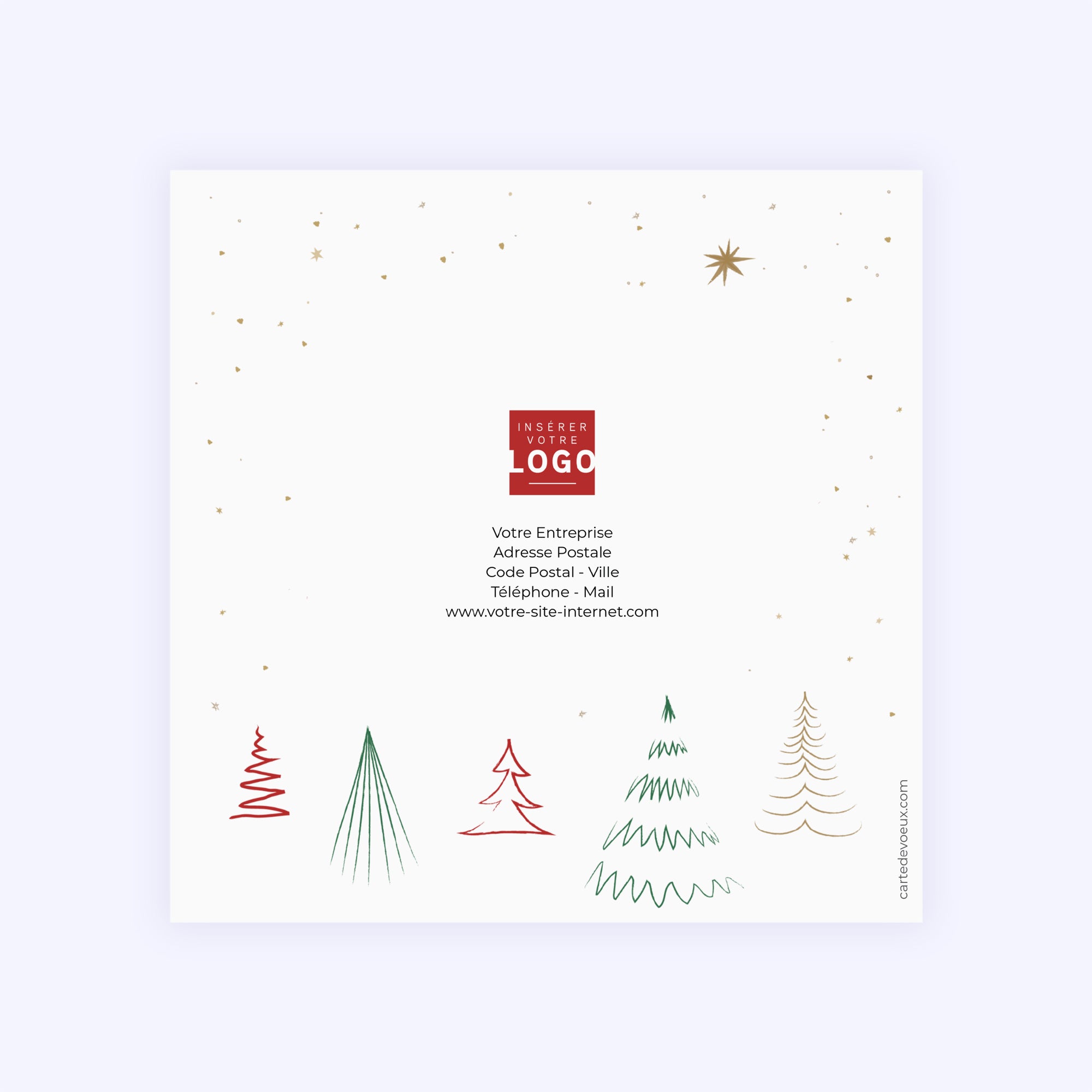 Voeux manuscrit | Vœux professionnels • Carte de voeux photo N° 3