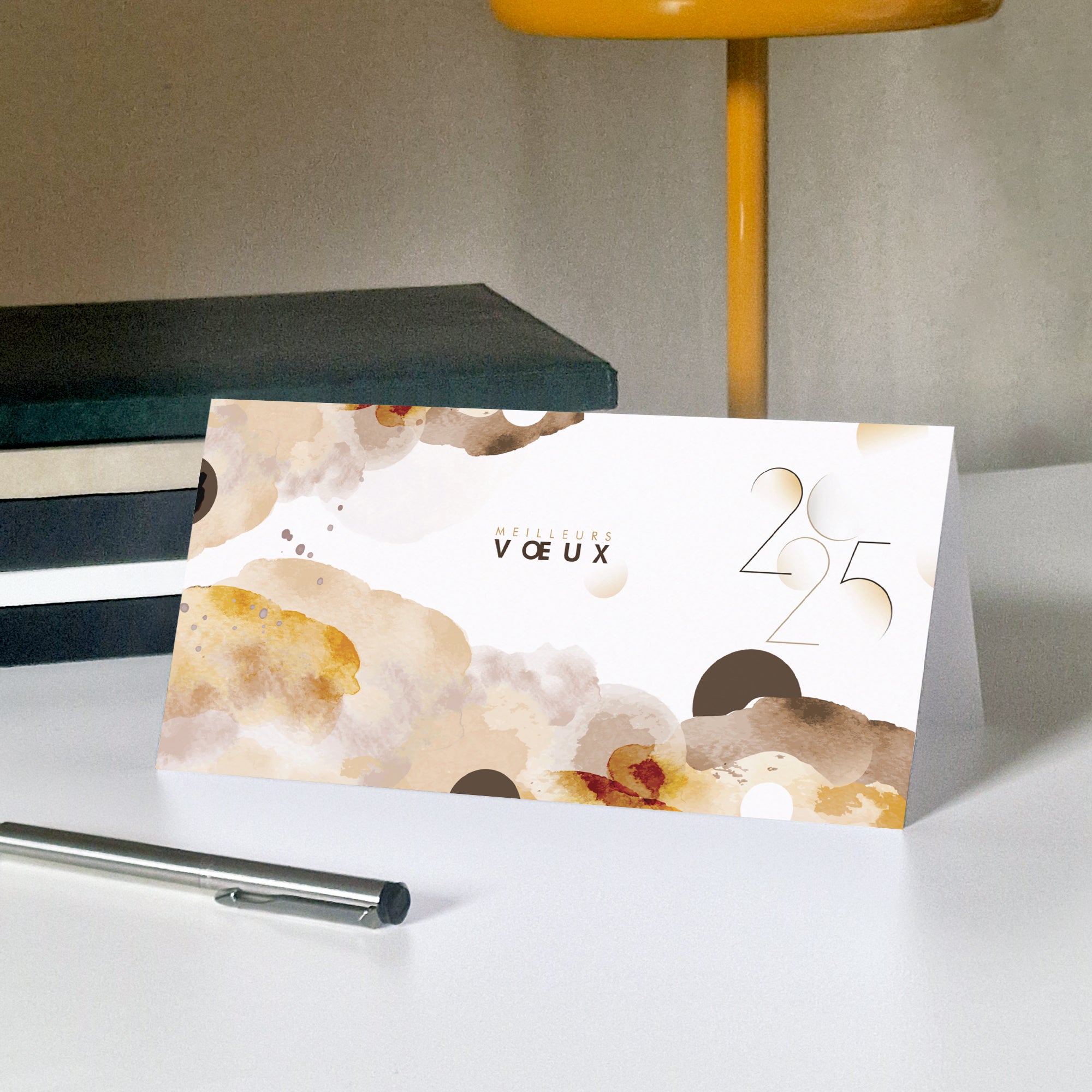 Brume colorée | Vœux professionnels • Carte de voeux photo N° 5