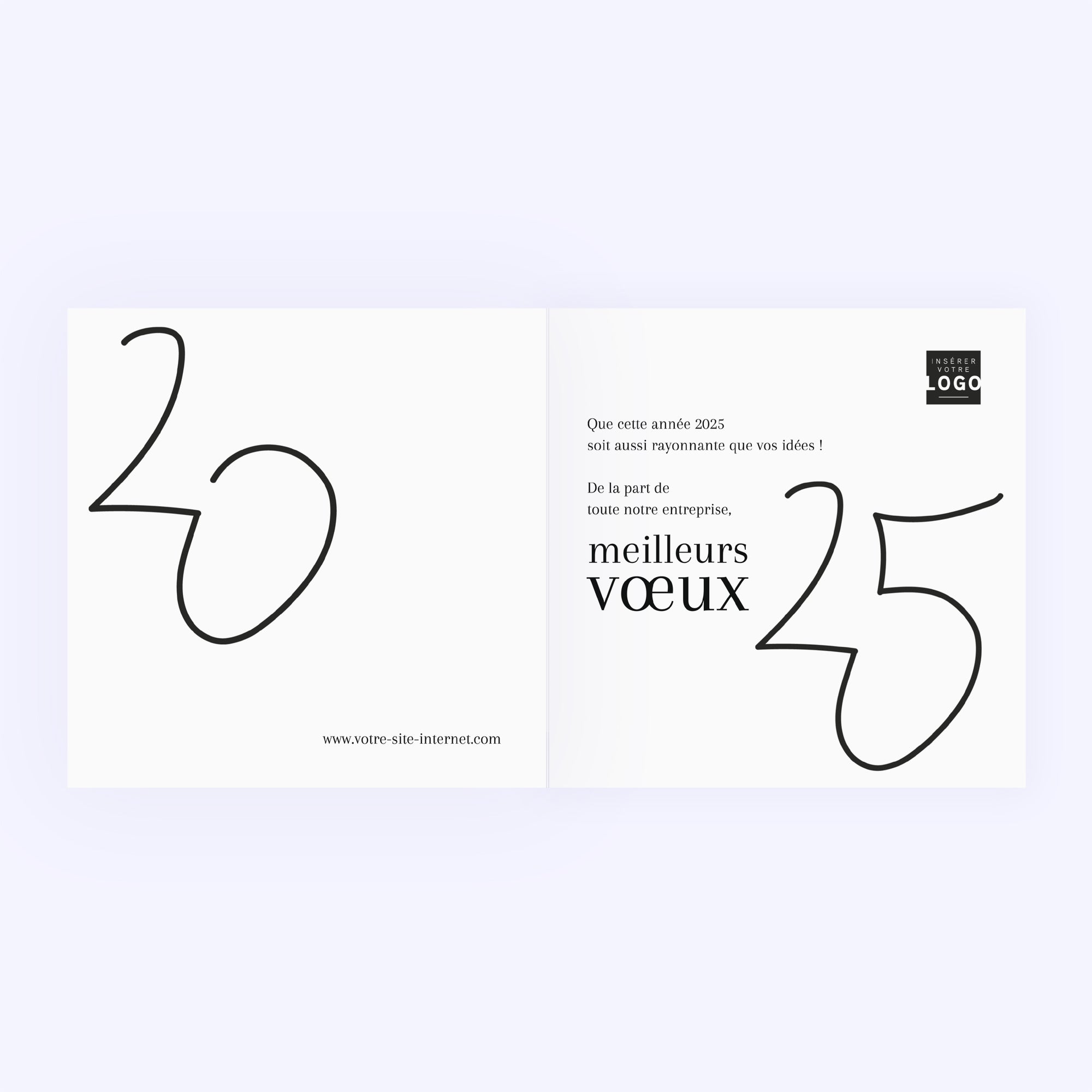 Petits papiers | Vœux professionnels • Carte de voeux photo N° 2