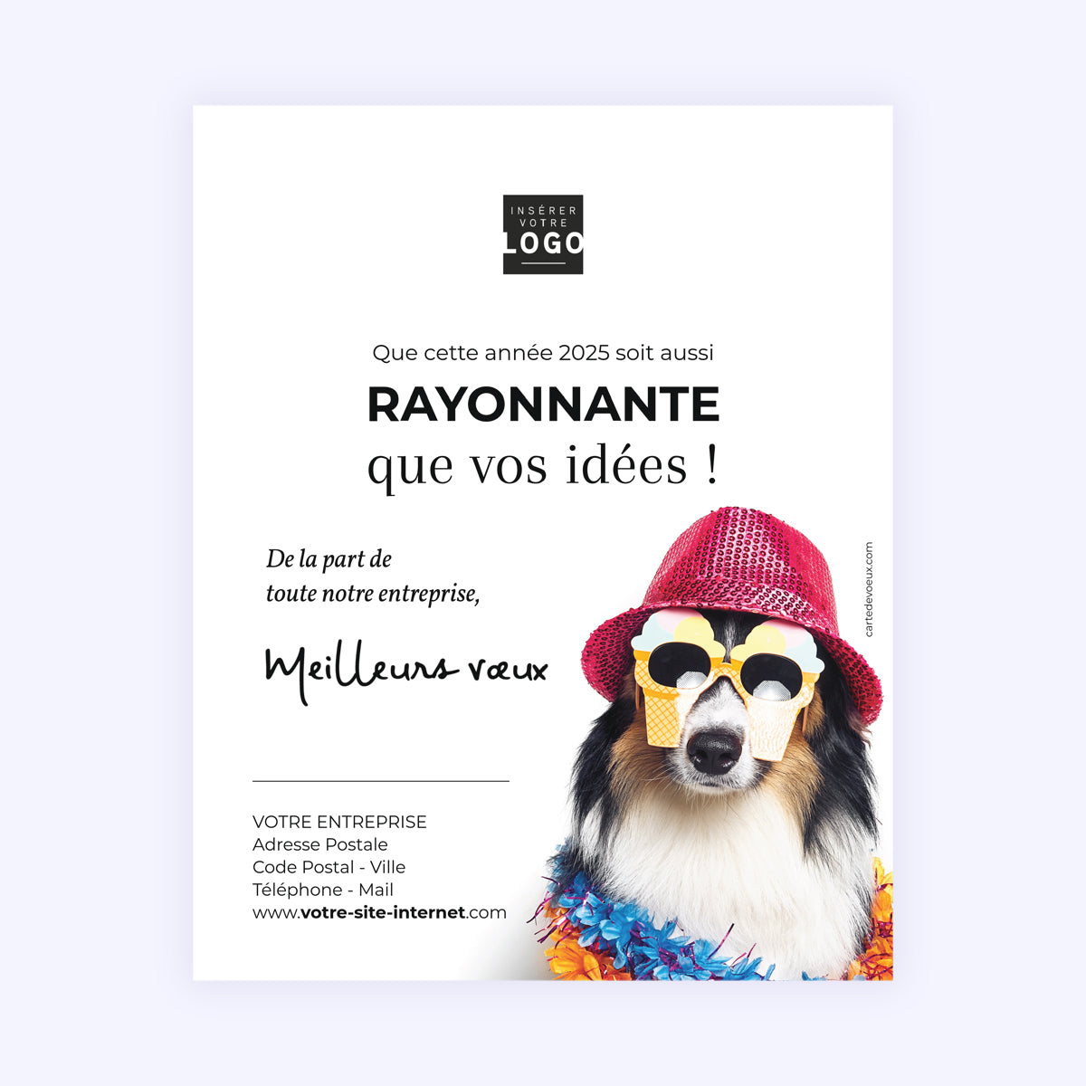 Scintillant | Vœux professionnels • Carte virtuelle photo N° 1