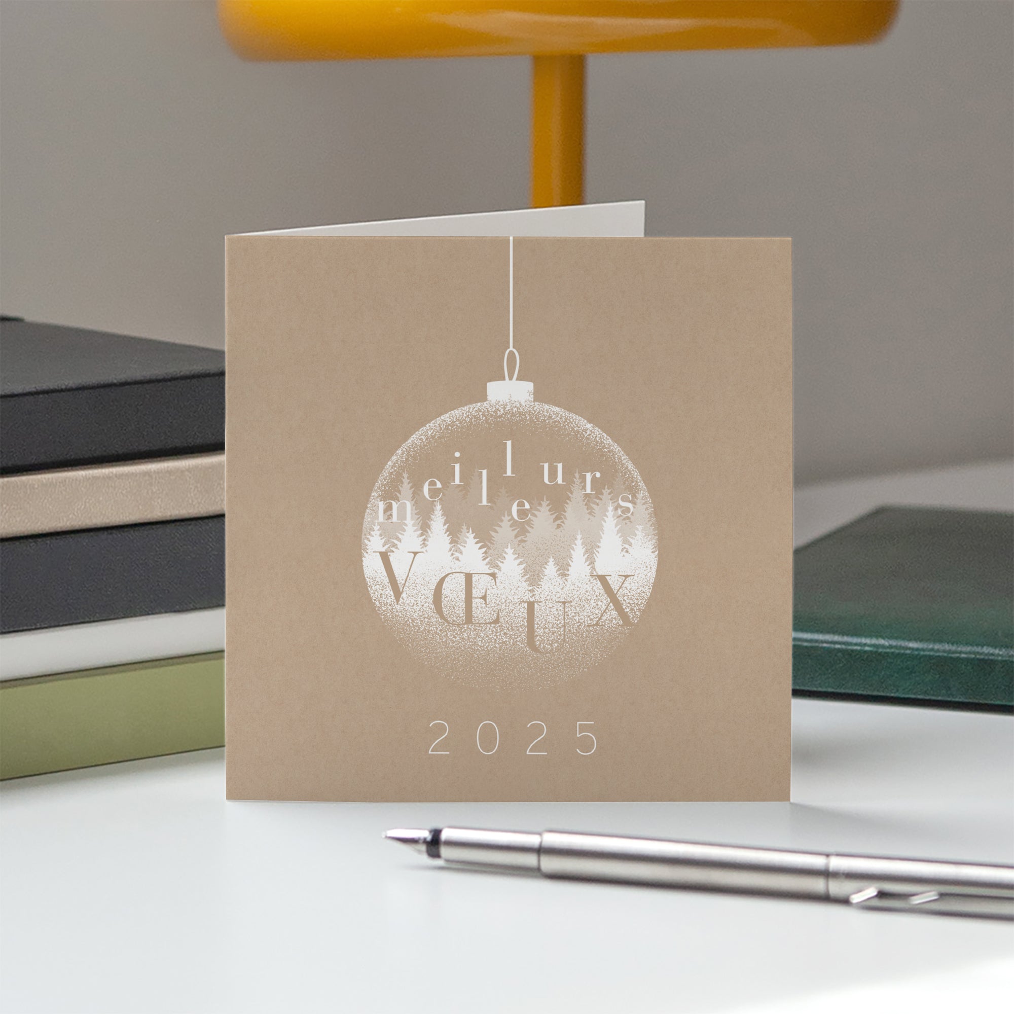 Boule Noël Kraft | Vœux professionnels • Carte de voeux photo N° 5