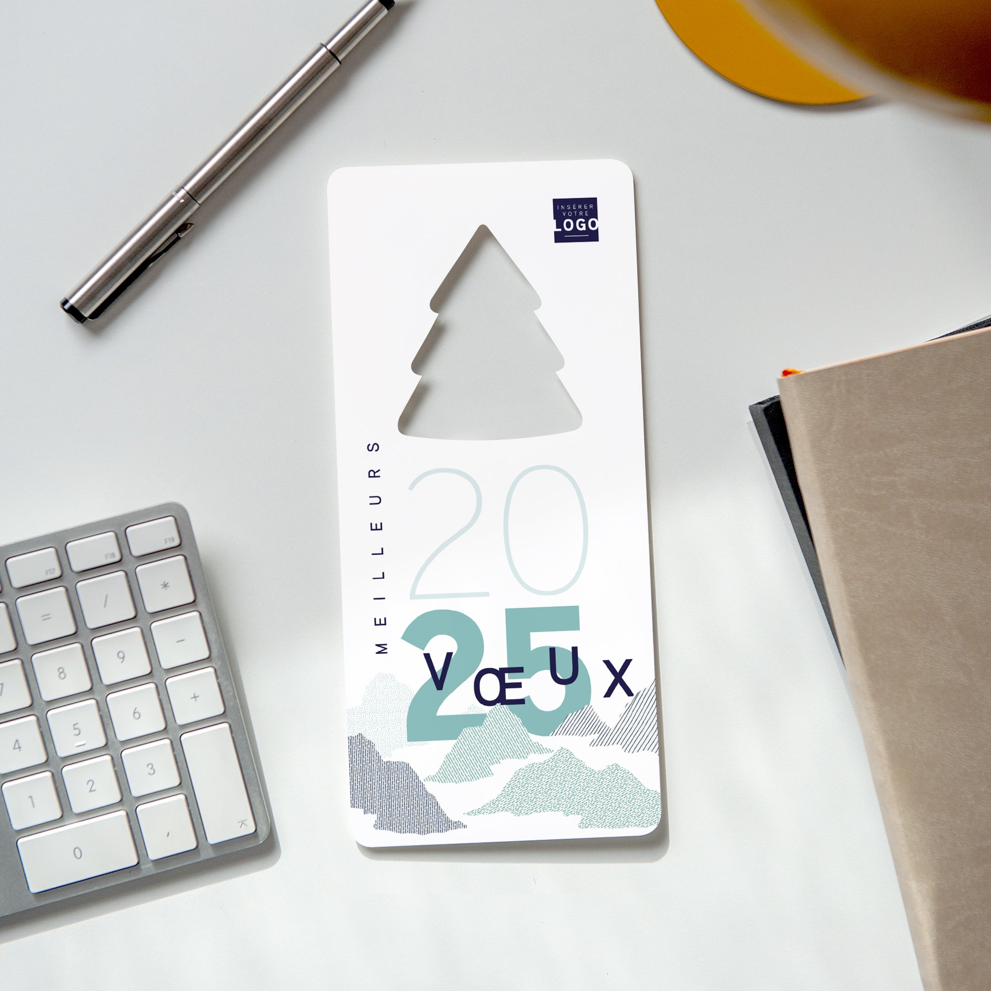 Reliefs graphiques | Vœux professionnels • Carte de voeux photo N° 4