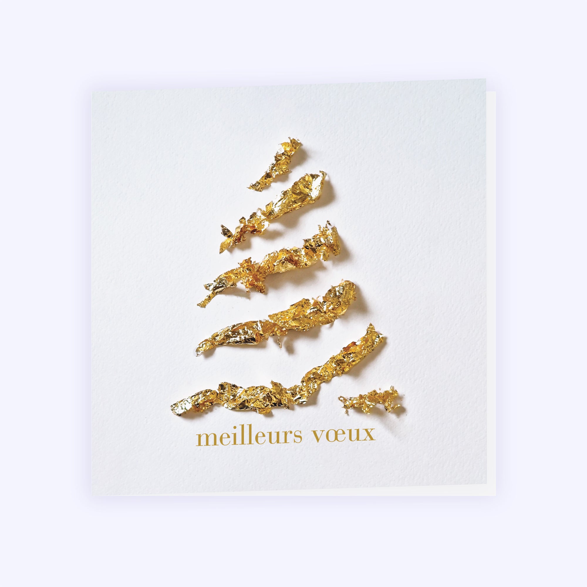 Feuille d'or | Vœux professionnels • Carte de voeux photo N° 1