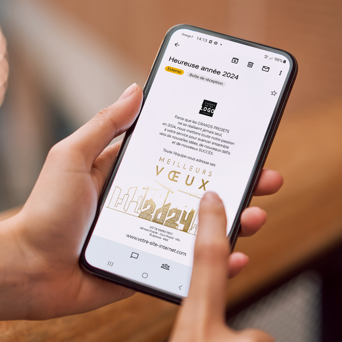 Nouveaux Horizons | Vœux professionnels • Carte virtuelle photo N° 2