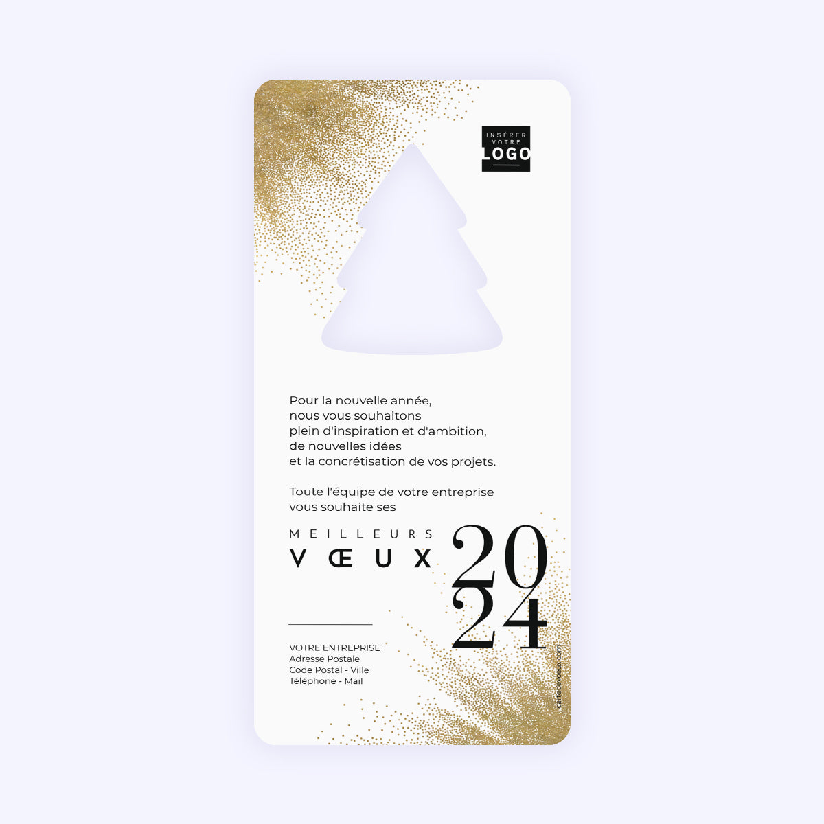 Touche Dorée | Vœux professionnels • Carte de voeux photo N° 2