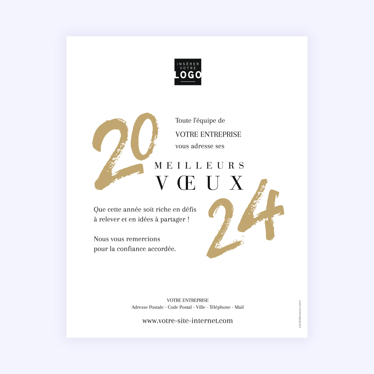 Season Wishes | Vœux professionnels • Carte virtuelle • eCard Image photo N° 1