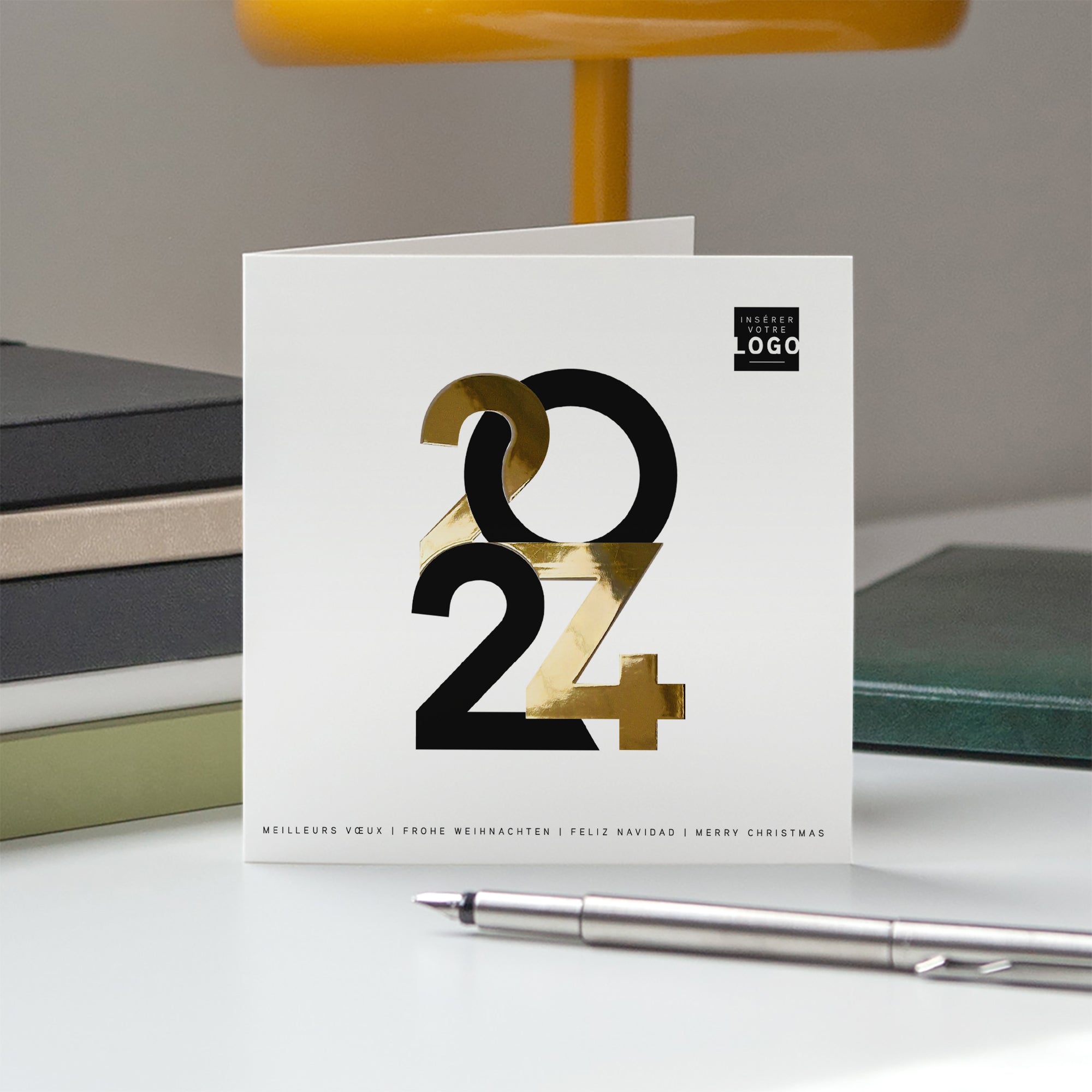 Entrelacés | Vœux professionnels • Carte premium photo N° 5