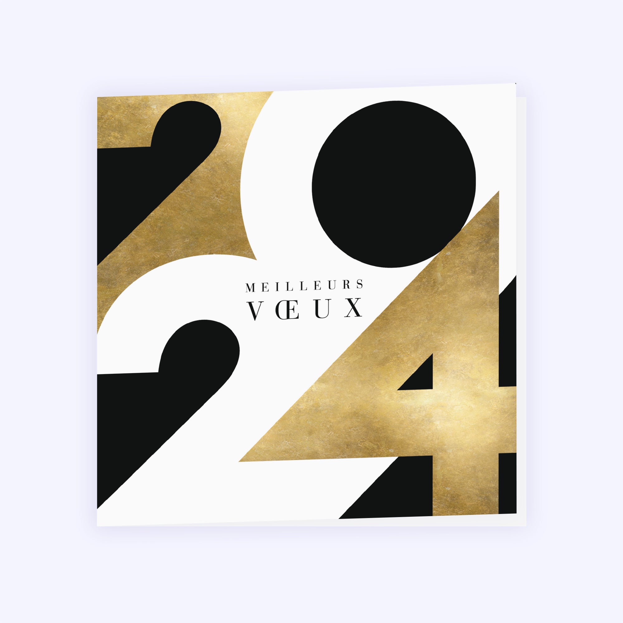 Superpositions | Vœux professionnels • Carte de voeux • Carré double photo N° 1