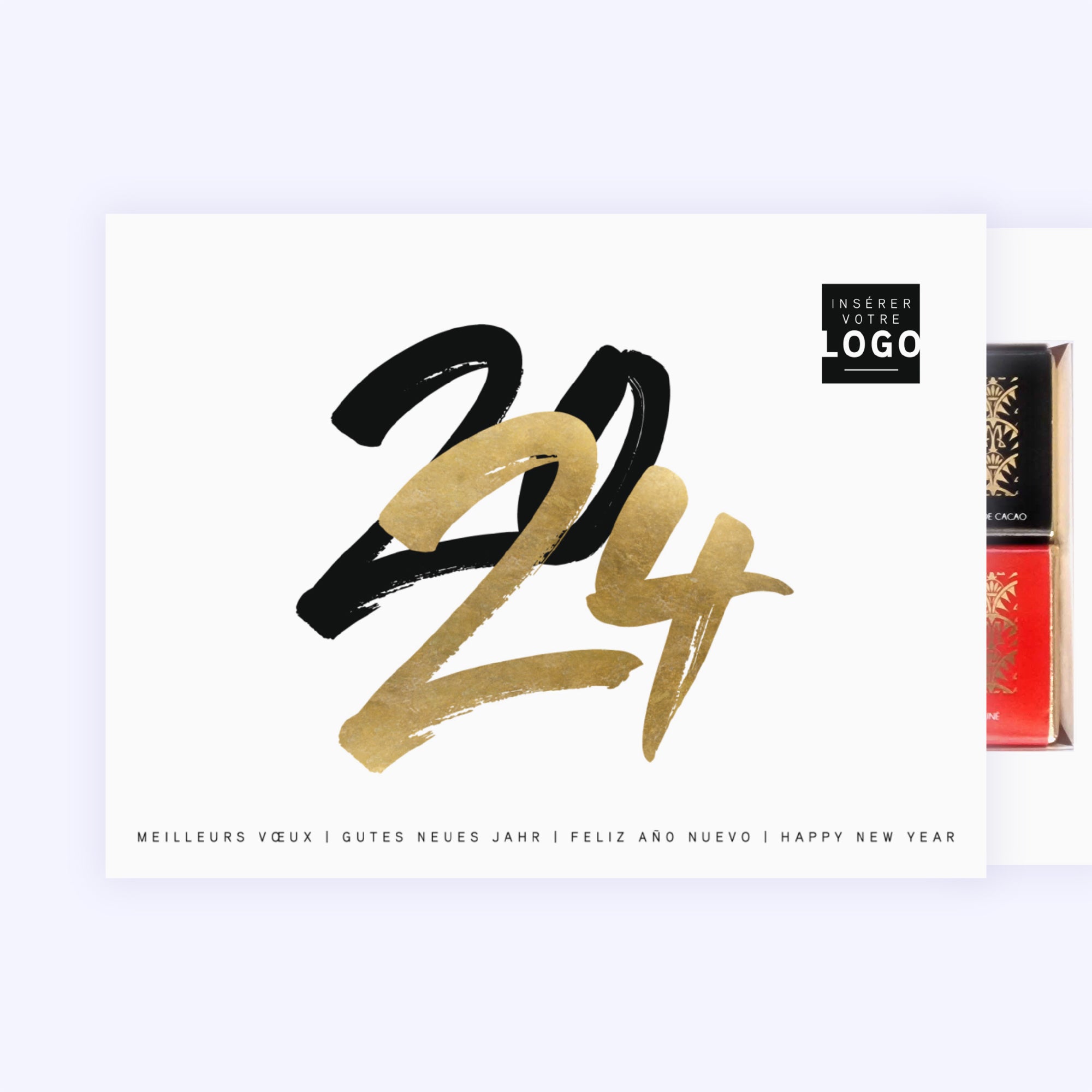 Perspectives | Vœux professionnels • Boite chocolat personnalisée • Maxim's de Paris photo N° 1