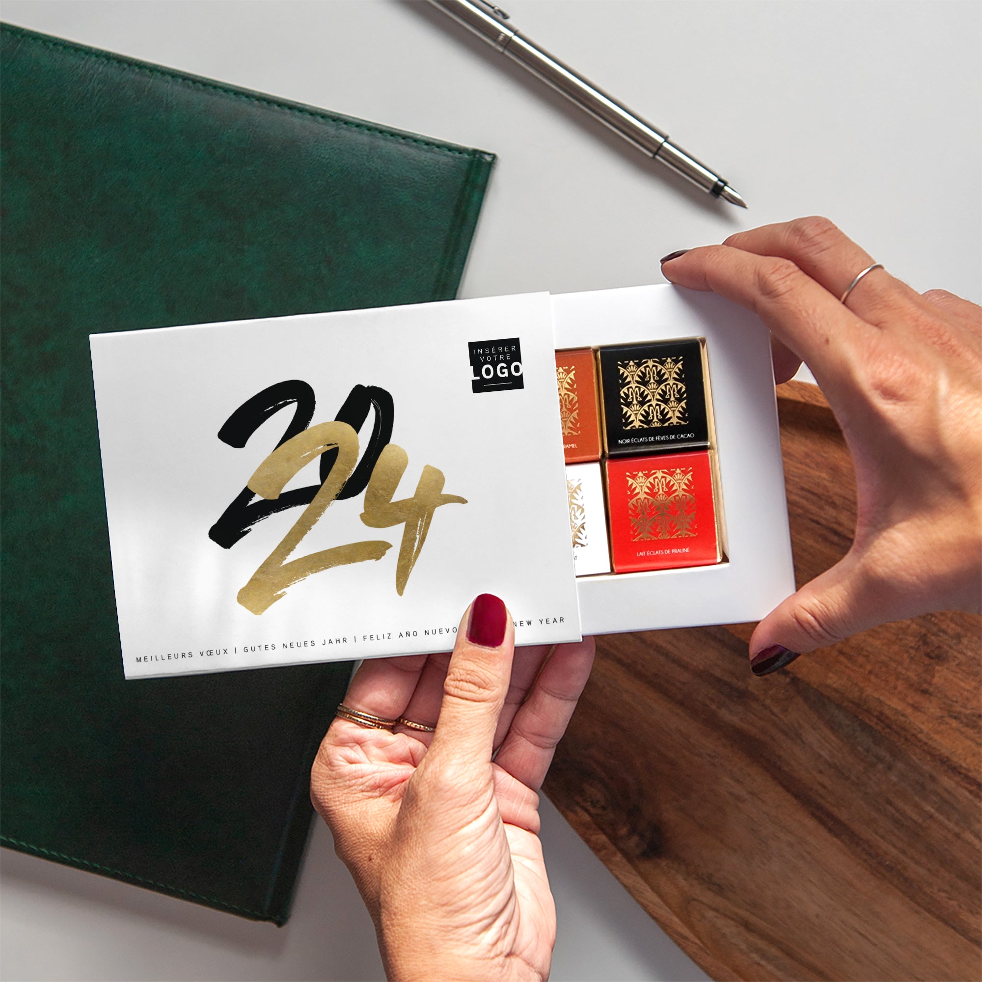 Perspectives | Vœux professionnels • Boite chocolat personnalisée • Maxim's de Paris photo N° 2