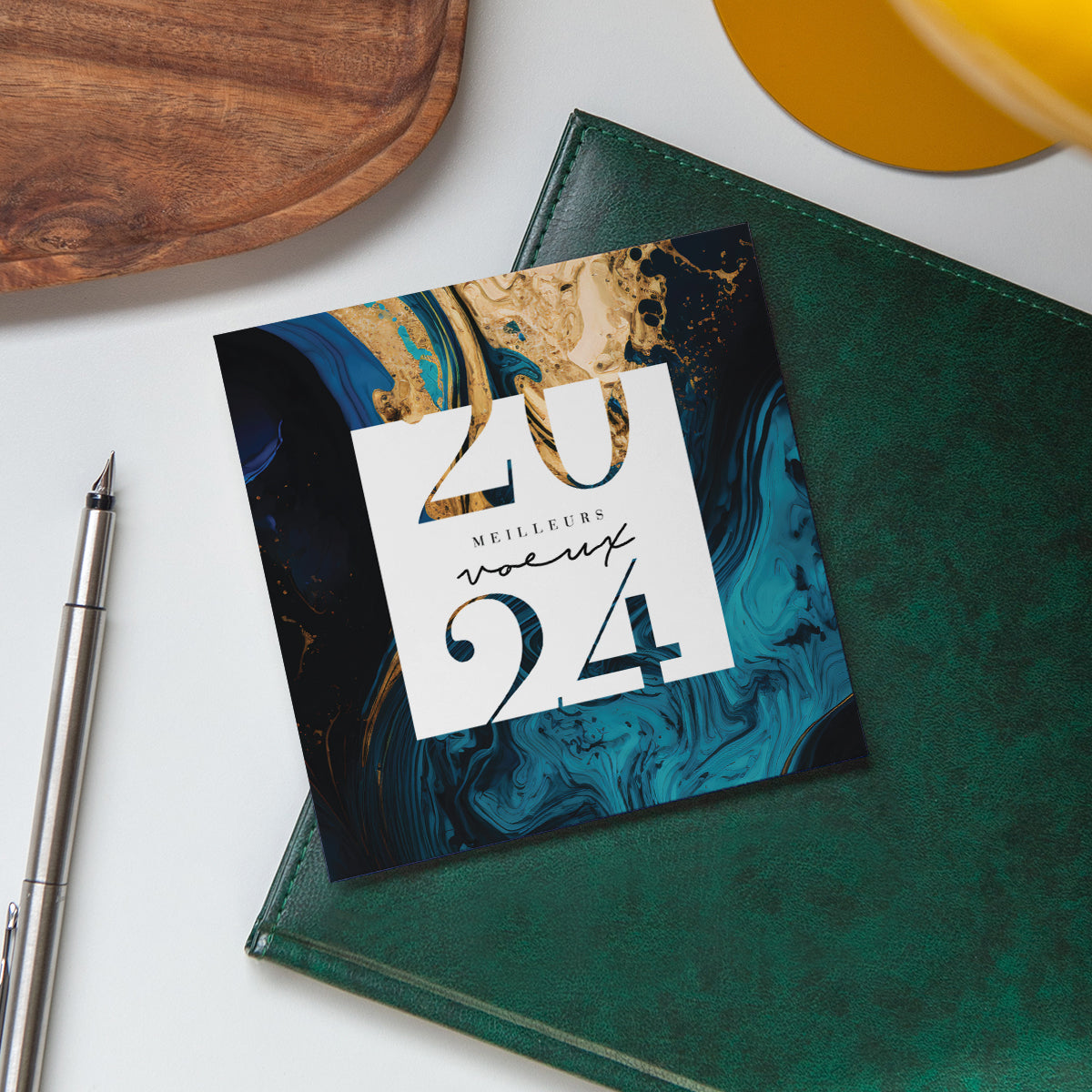 Painting Colors | Vœux professionnels • Carte de voeux • Carré photo N° 4