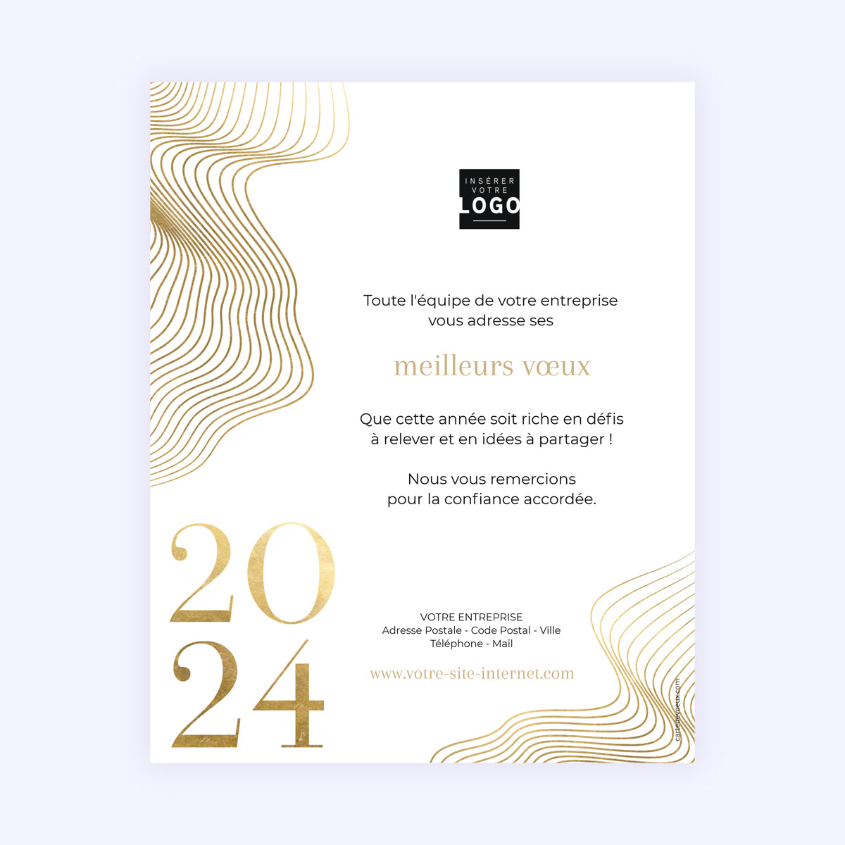 Joyeuses Vibrations | Vœux professionnels • Carte virtuelle • eCard Image photo N° 1