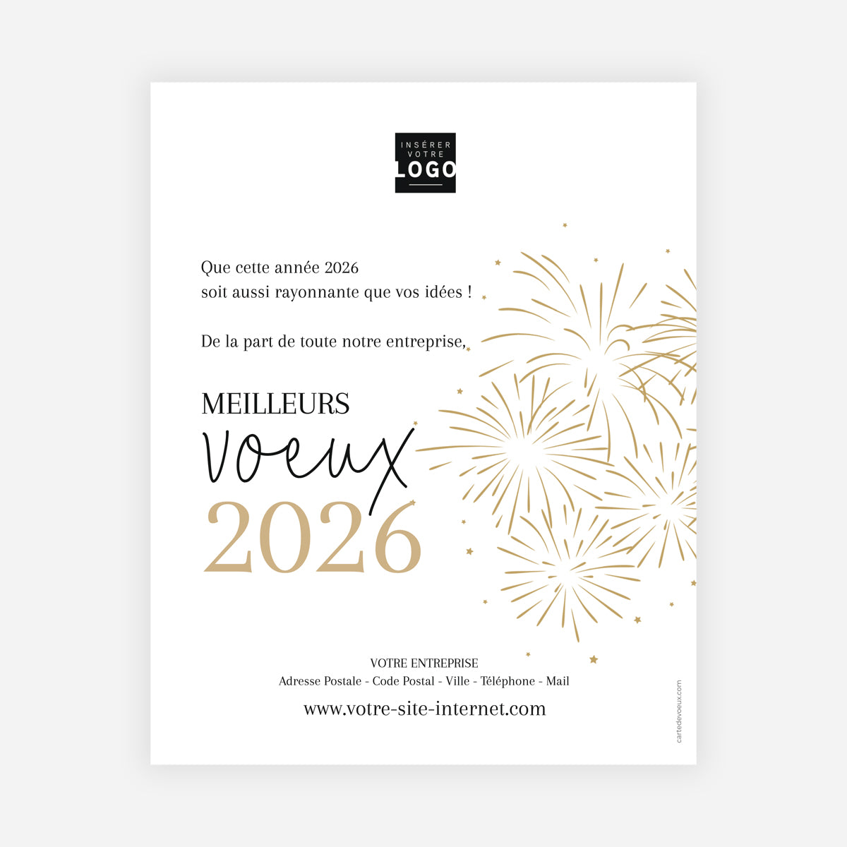Etincelles | Vœux professionnels • Carte virtuelle • eCard Image photo N° 1