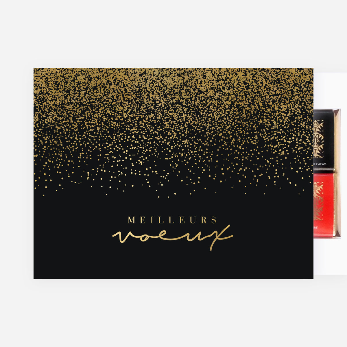 Poudre d'Or | Vœux professionnels • Boite chocolat personnalisée • Maxim's de Paris photo N° 2