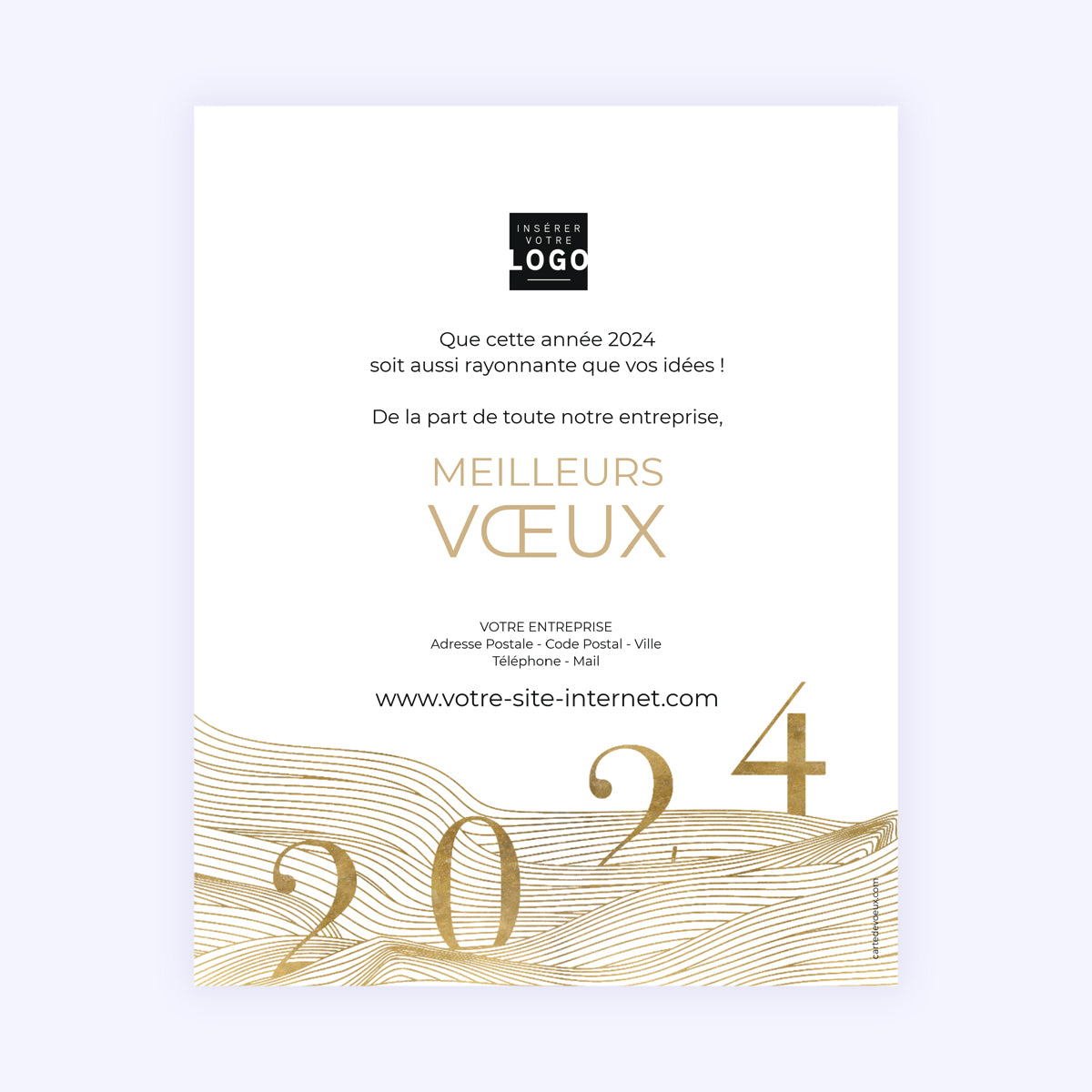 Fil d'Or | Vœux professionnels • Carte virtuelle • eCard Image photo N° 1