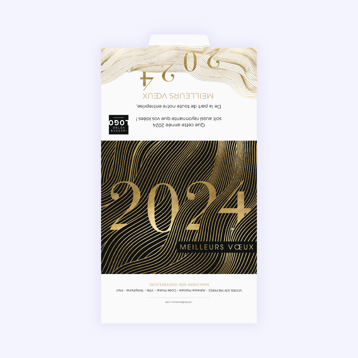 Fil d'Or | Vœux professionnels • Carte chocolats photo N° 3