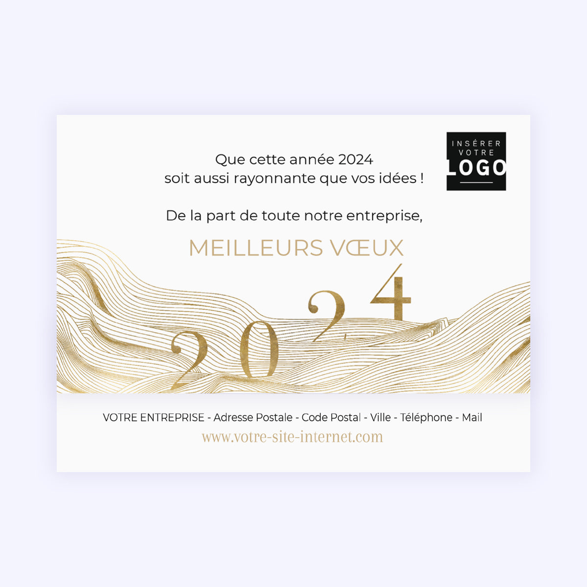 Fil d'Or | Vœux professionnels • Carte chocolats photo N° 4