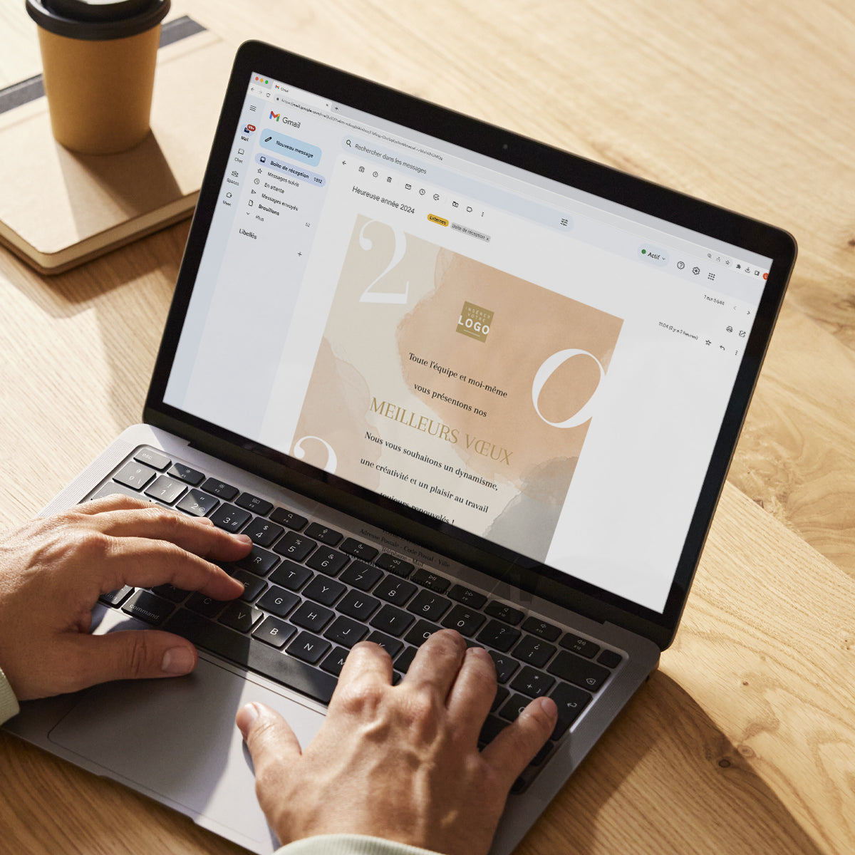 Aquarelle | Vœux professionnels • Carte virtuelle • eCard Image photo N° 3