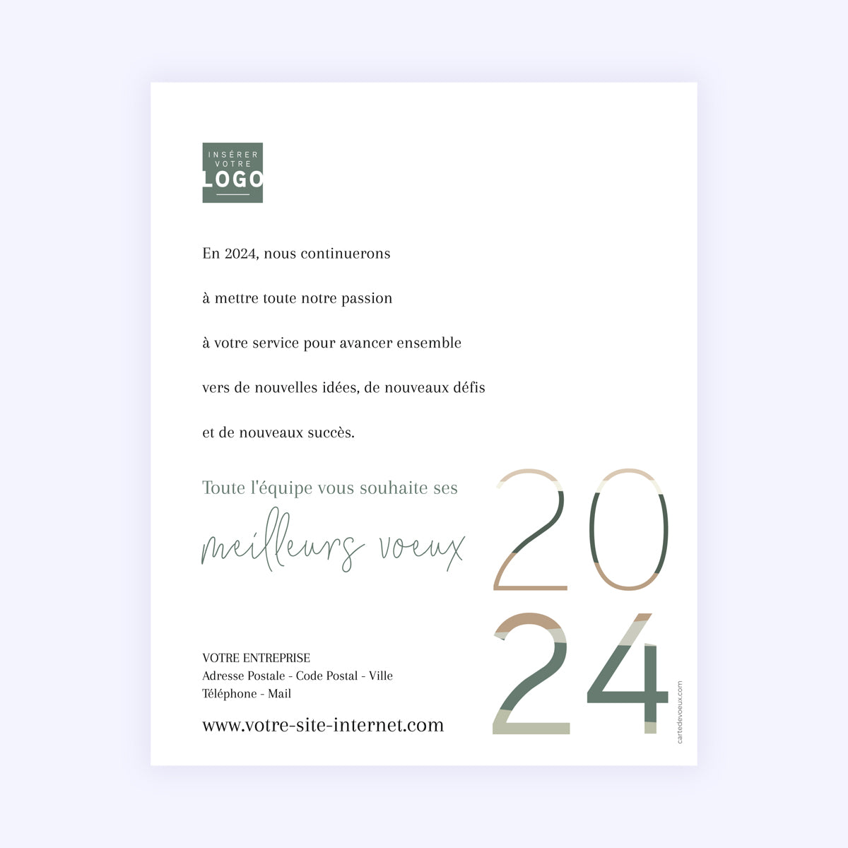 Green Light | Vœux professionnels • Carte virtuelle • eCard Image photo N° 1