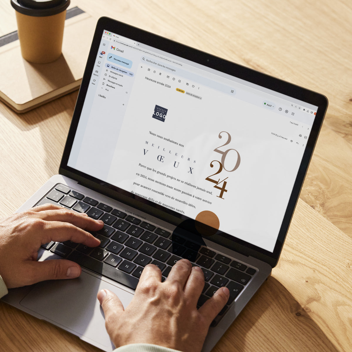 Arty Chic | Vœux professionnels • Carte virtuelle • eCard Image photo N° 3