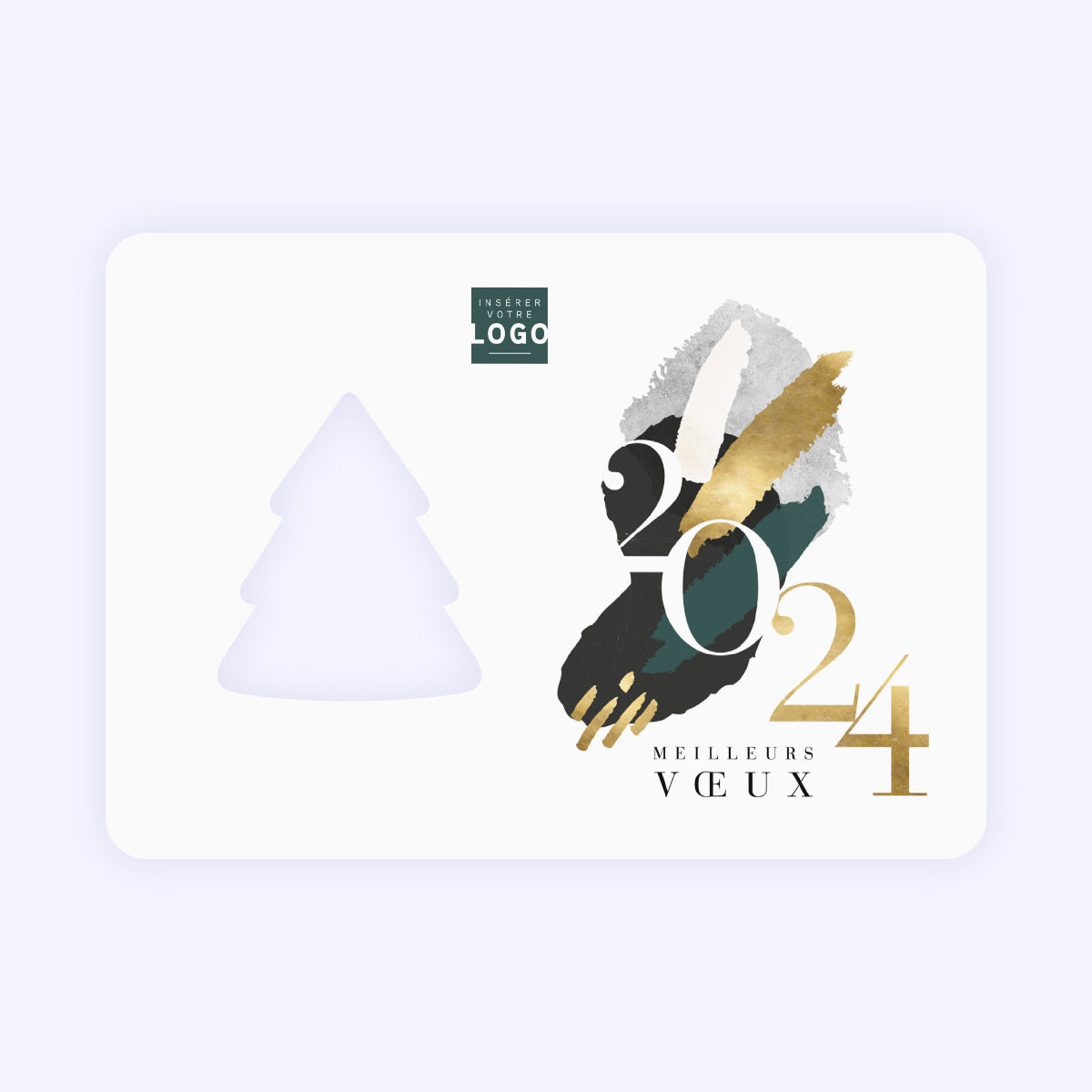 Touches de Pinceau | Vœux professionnels • Carte de voeux photo N° 1