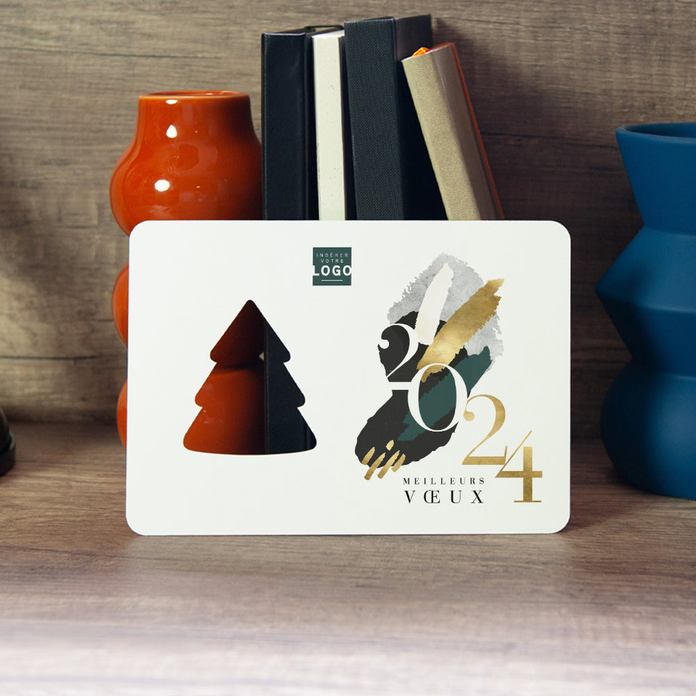 Touches de Pinceau | Vœux professionnels • Carte de voeux photo N° 4