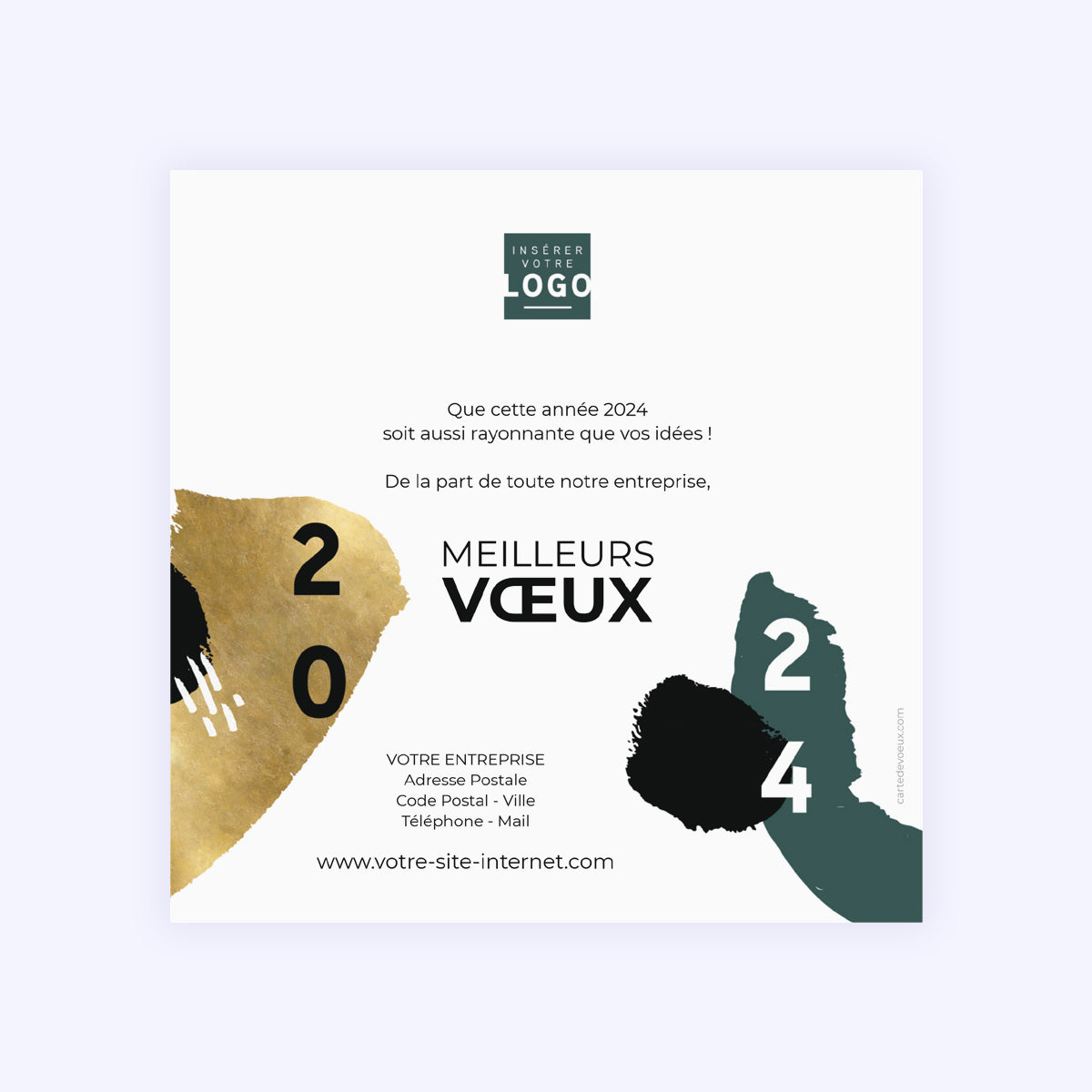 Japan Art | Vœux professionnels • Carte de voeux • Carré photo N° 2